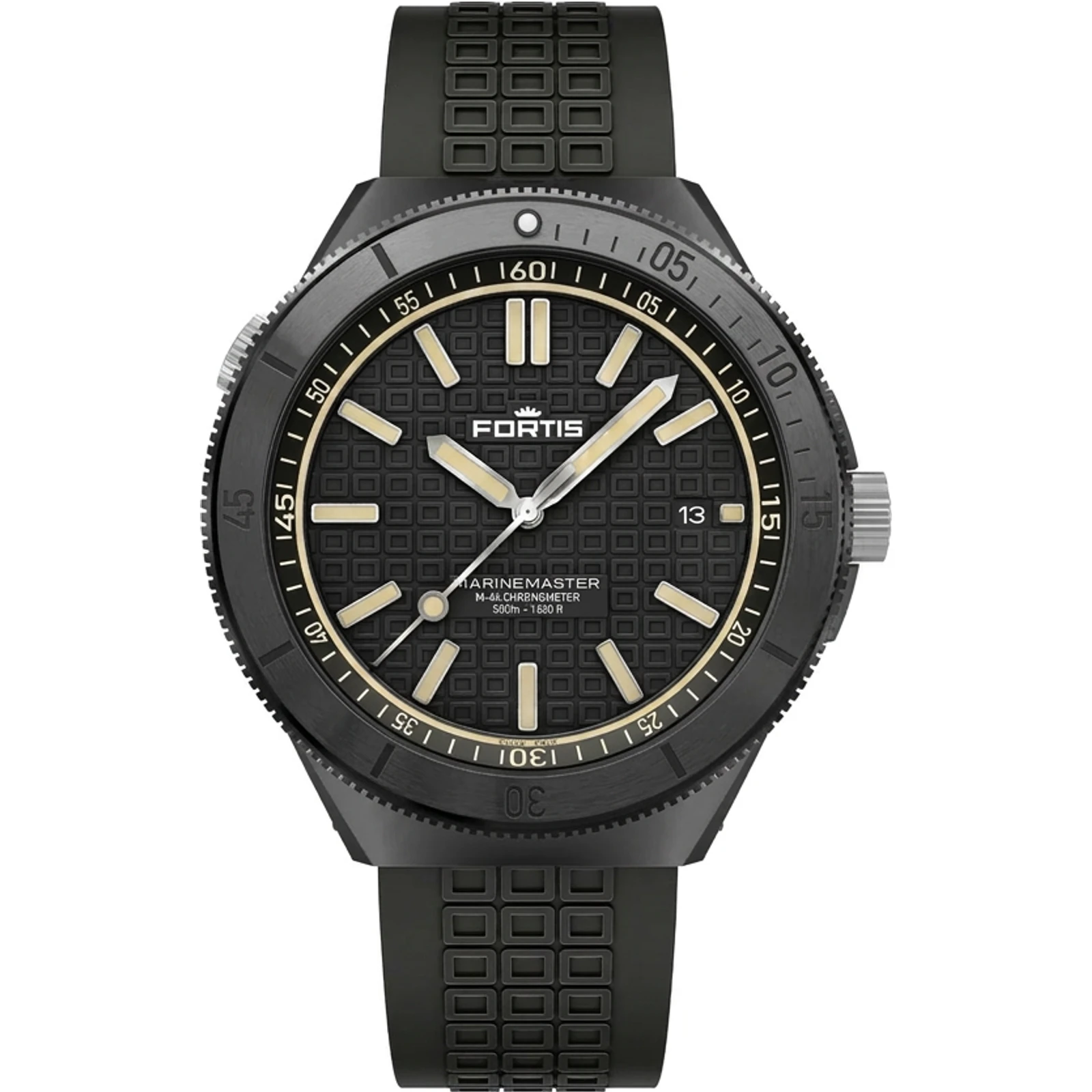 Fortis Marinemaster M-44 DLC — Gravity Black F8120030