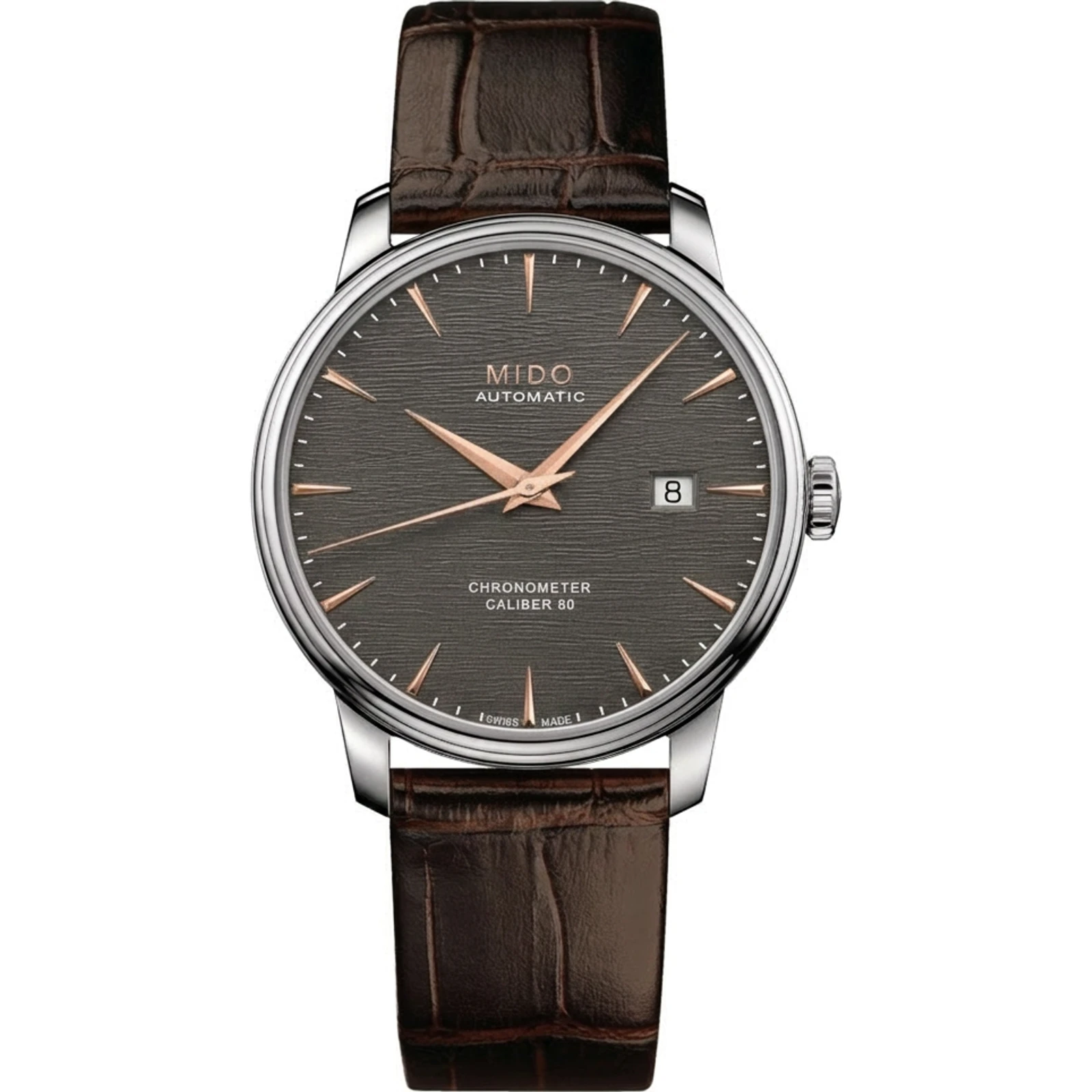 Mido Baroncelli Chronometer Stainless Steel / Anthracite M027.408.16.061.00