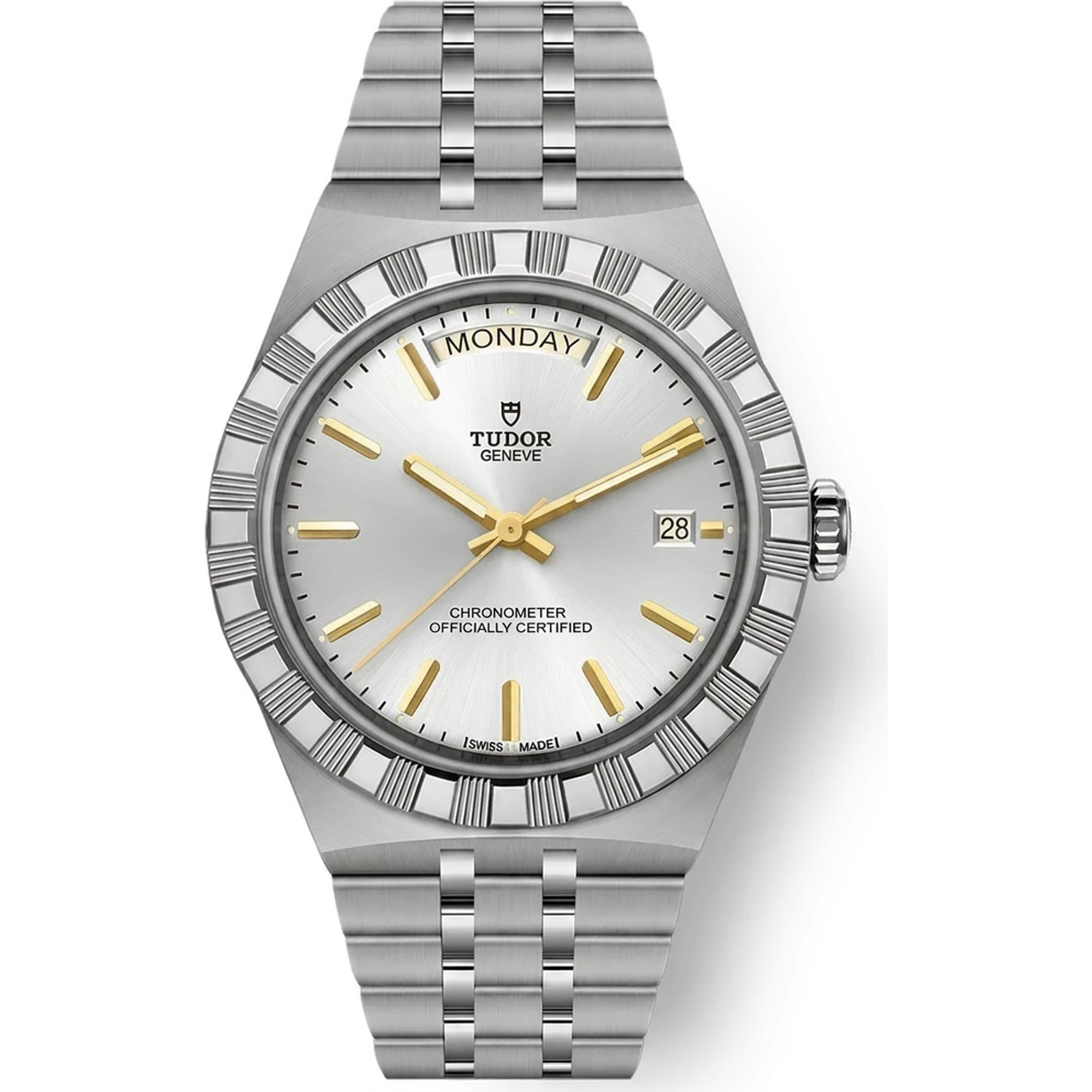 Tudor Royal Day-Date 40 Stainless Steel / Silver M2840D1A0-0004