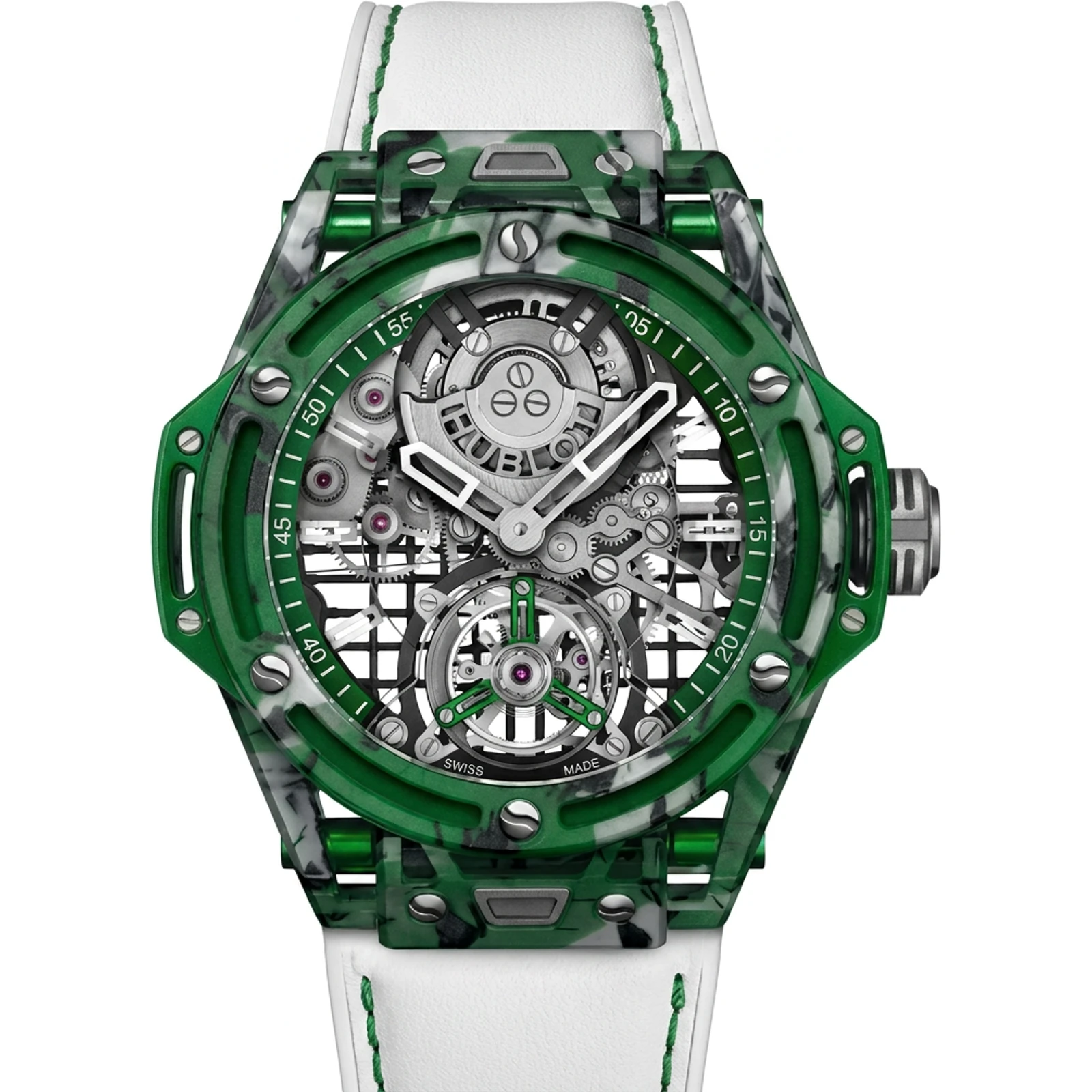 Hublot Big Bang Tourbillon Novak Djokovic GOAT Edition Green 429.QKG.0120.NR.DJO26