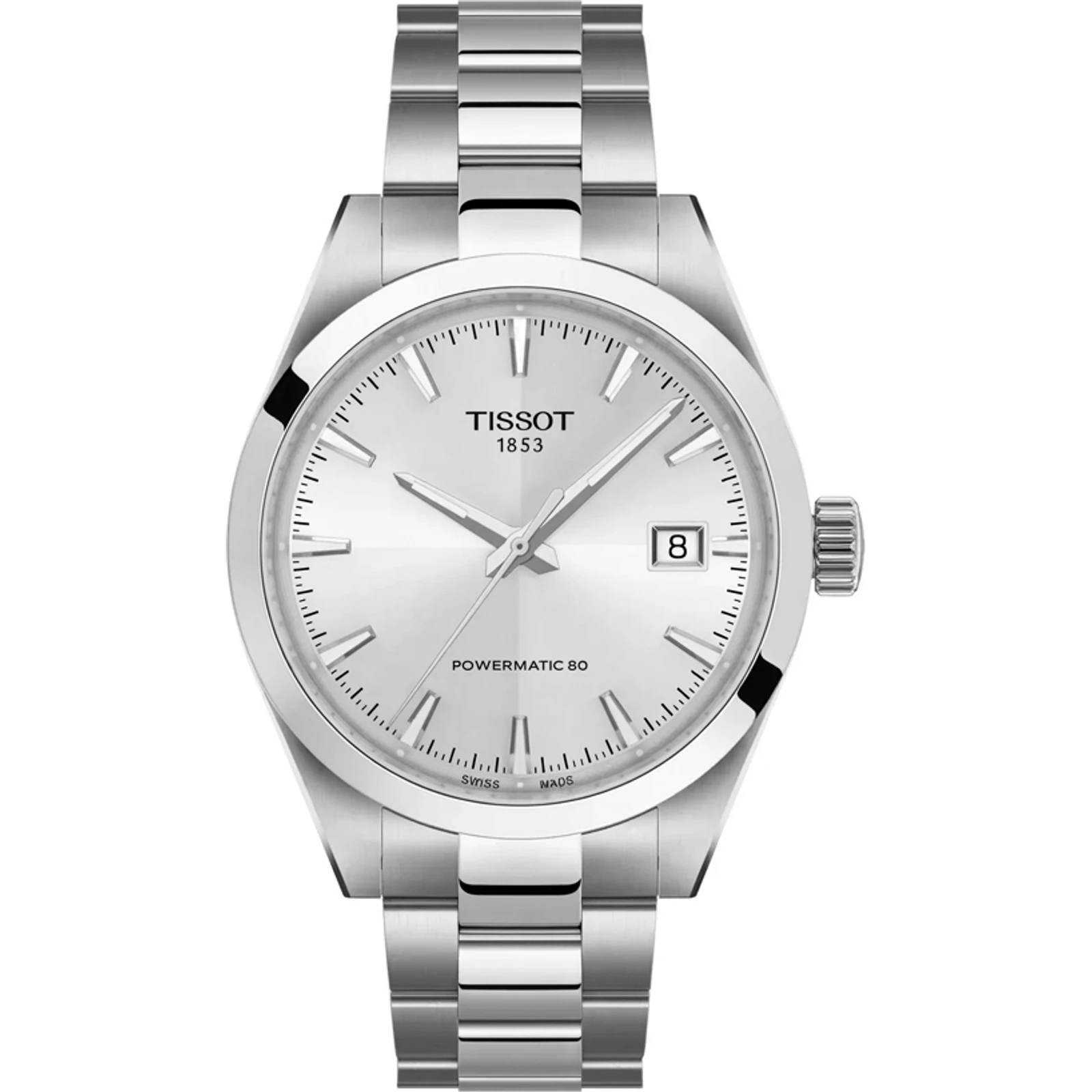 Tissot Gentleman 38mm Powermatic 80 Silver T165.807.11.031.00