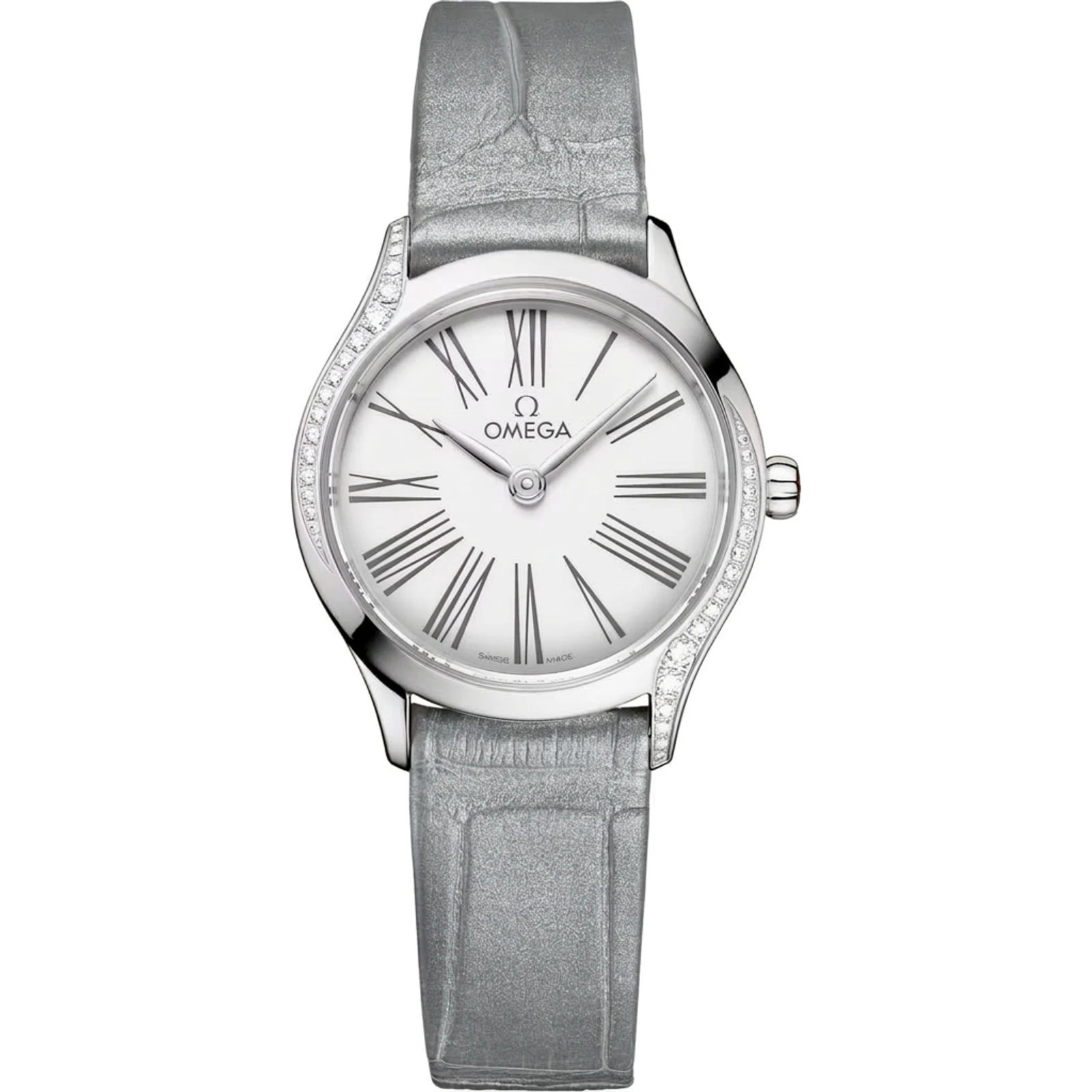 Omega De Ville Mini Trésor 26 mm Steel on Alligator 428.18.26.60.04.001