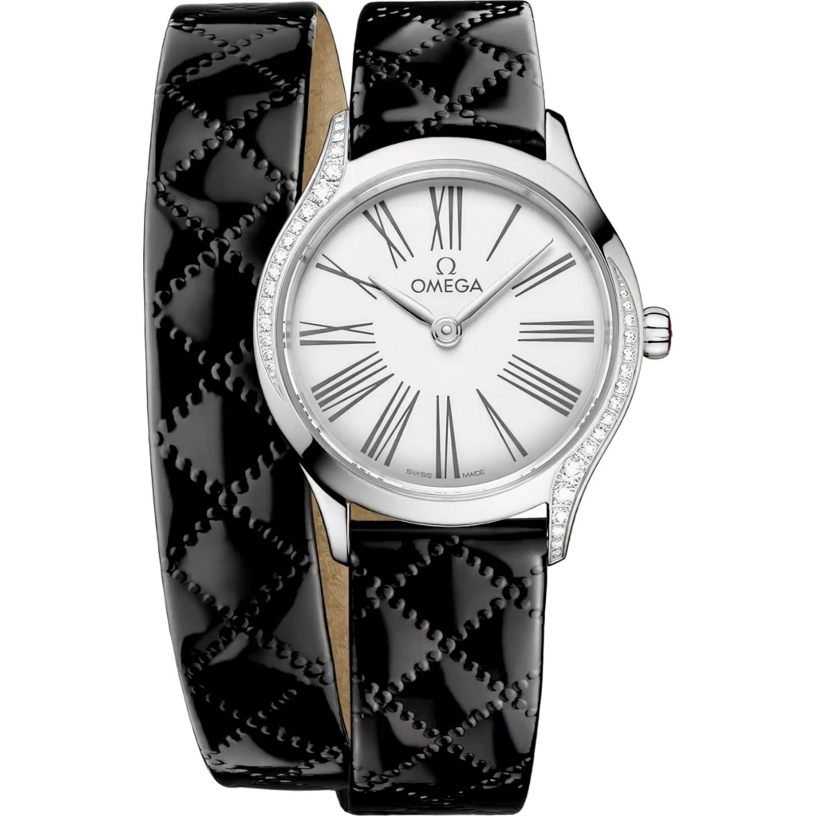 Omega De Ville Mini Trésor 26 mm Steel on Leather Strap 428.17.26.60.04.007
