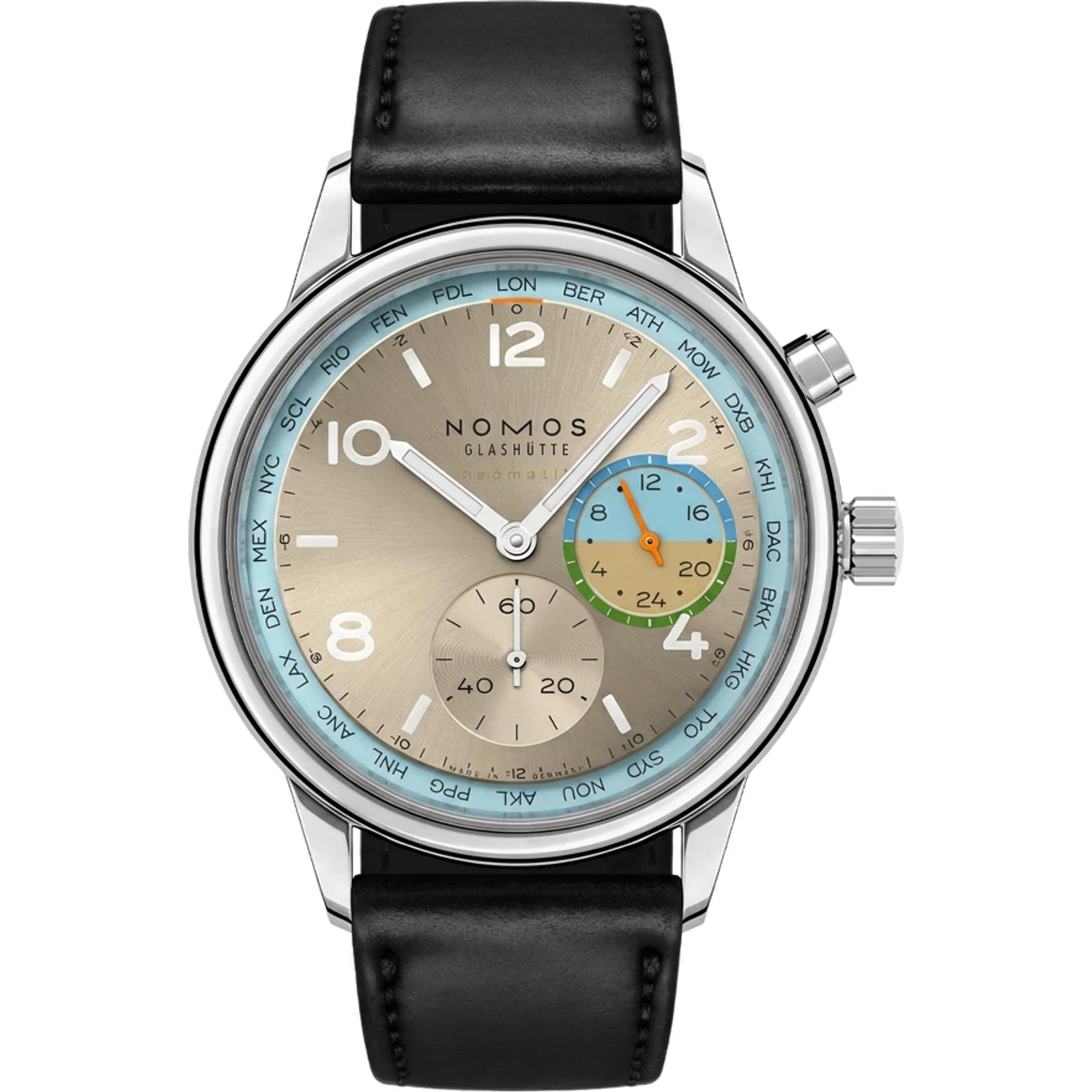 NOMOS Club Sport neomatik Worldtimer Roam 790.S10