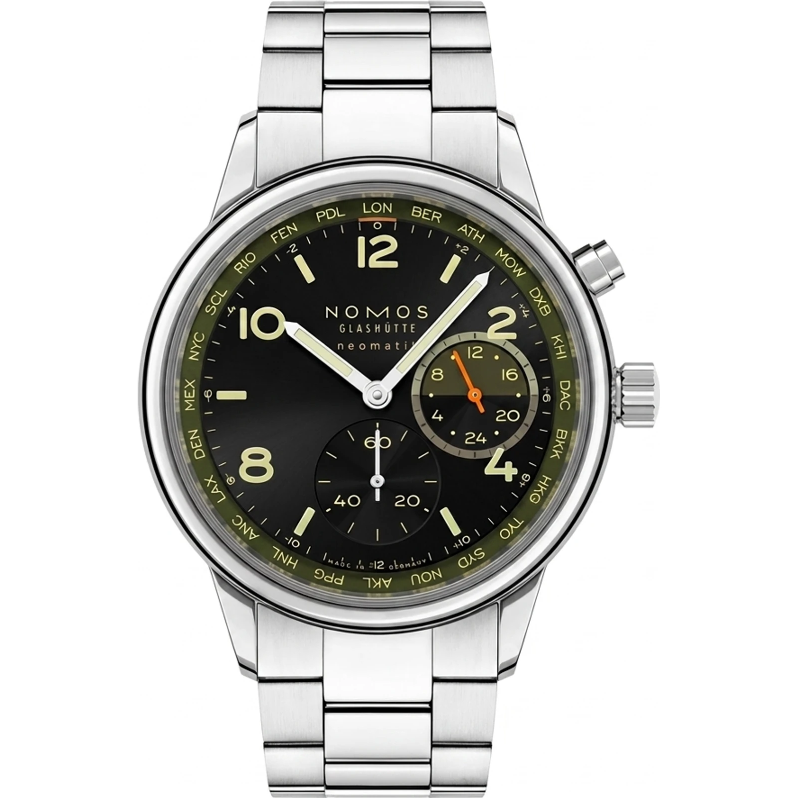 NOMOS Club Sport neomatik Worldtimer Vector 790.S9