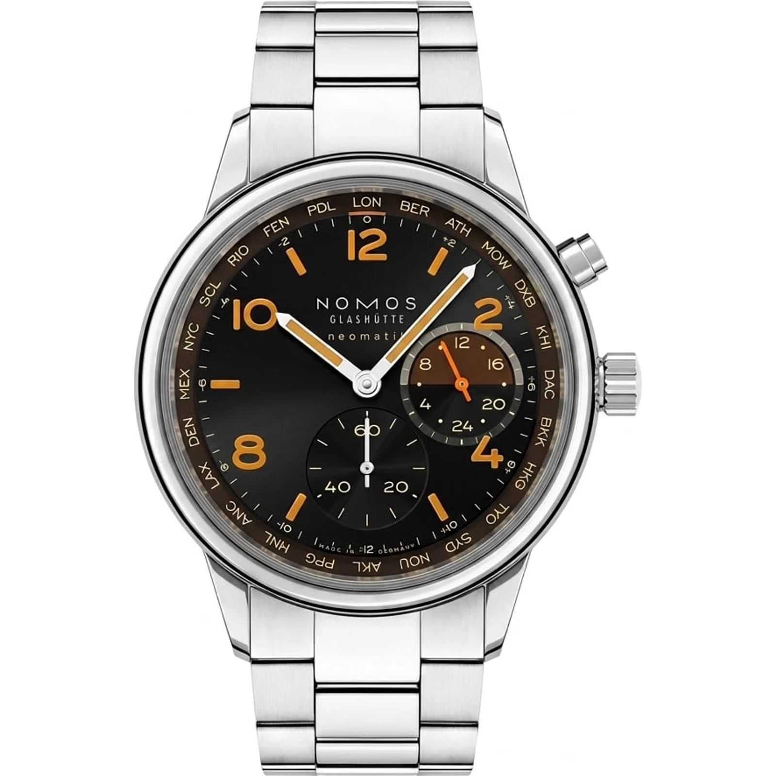 NOMOS Club Sport neomatik Worldtimer Grid 790.S8