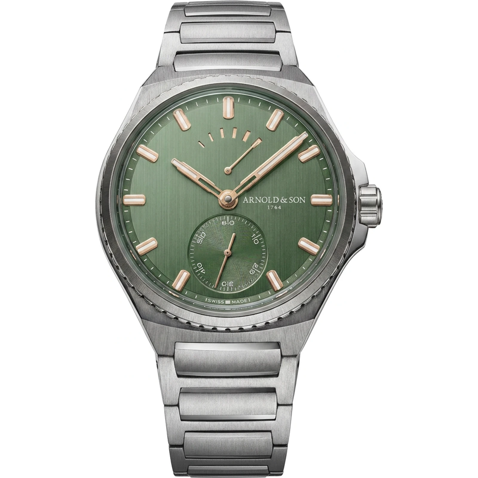 Arnold & Son Longitude Titanium Fern Green 1LTAT.F01A.N001U