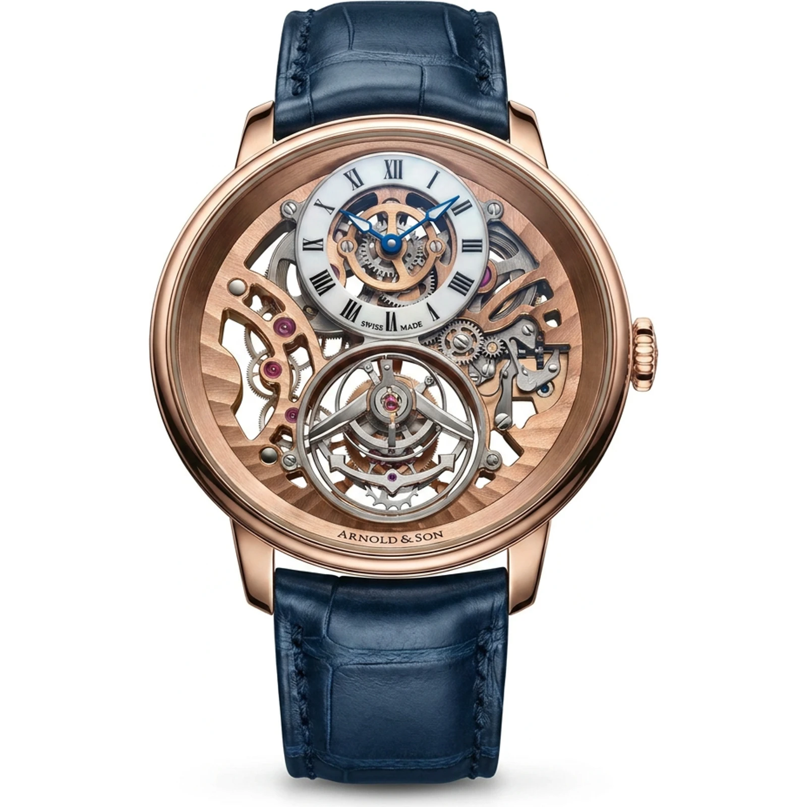 Arnold & Son Ultrathin Tourbillon Skeleton Red Gold 1UTBR.Z01A.C246R
