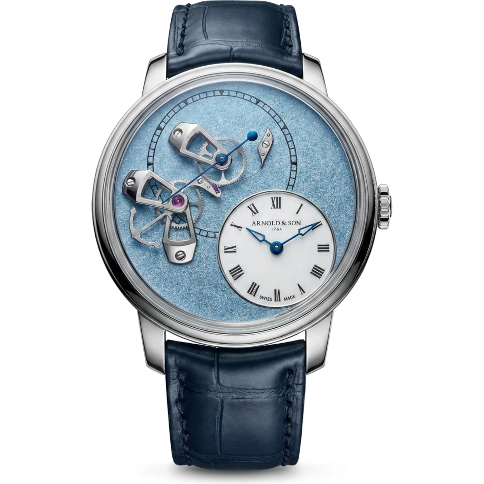 Arnold & Son DSTB 42 Platinum Ascot Blue 1ATCX.U01A.C0263X