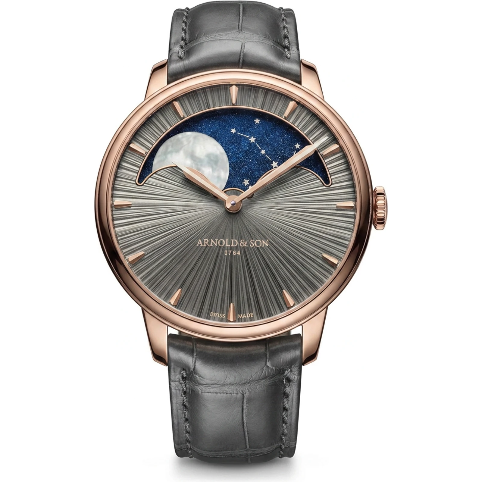 Arnold & Son Perpetual Moon 41.5 Red Gold Cliff Grey 1GLBR.N01A.C0246A