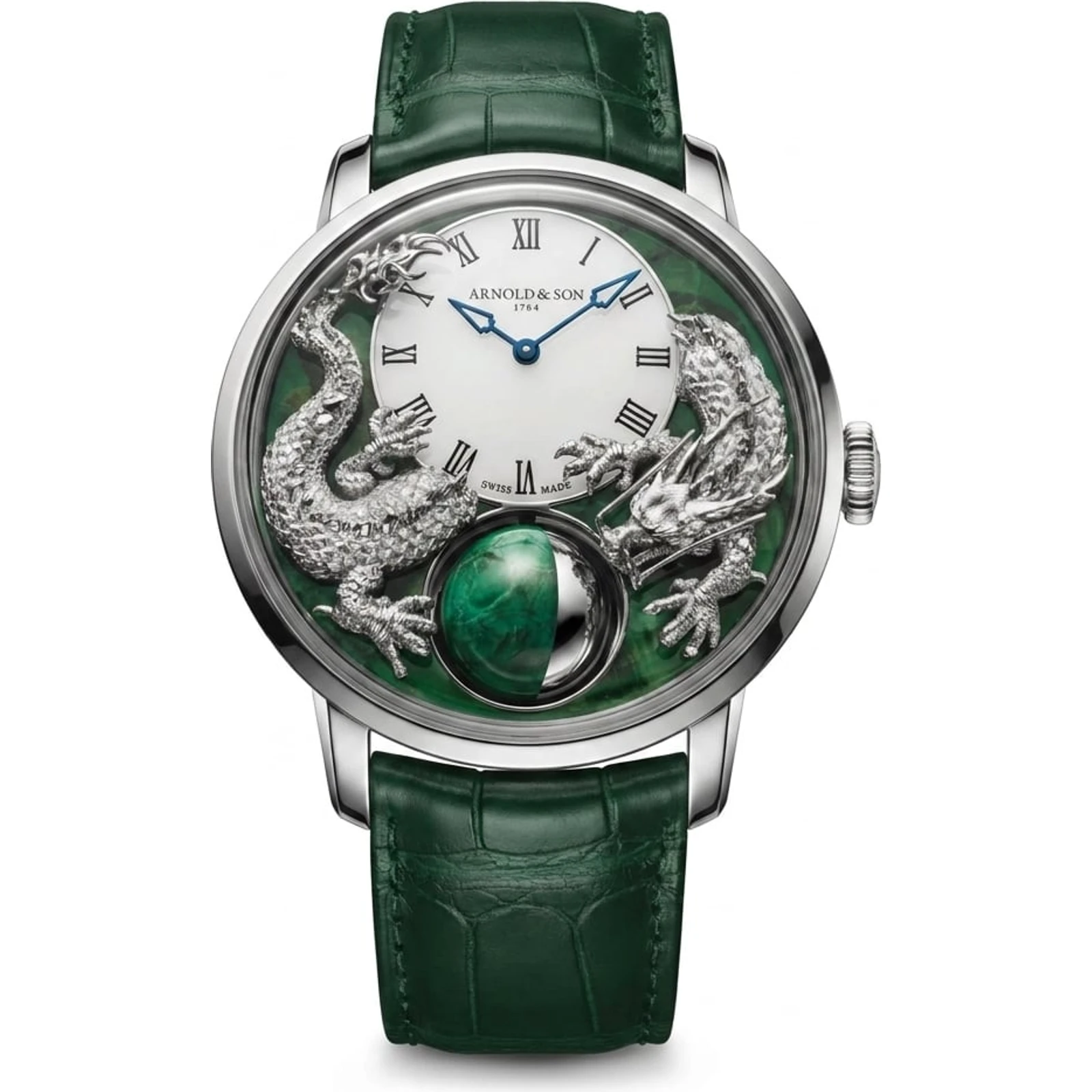 Arnold & Son Luna Magna Platinum Dragon Verdite 1LMAX.Z05A.C1437C