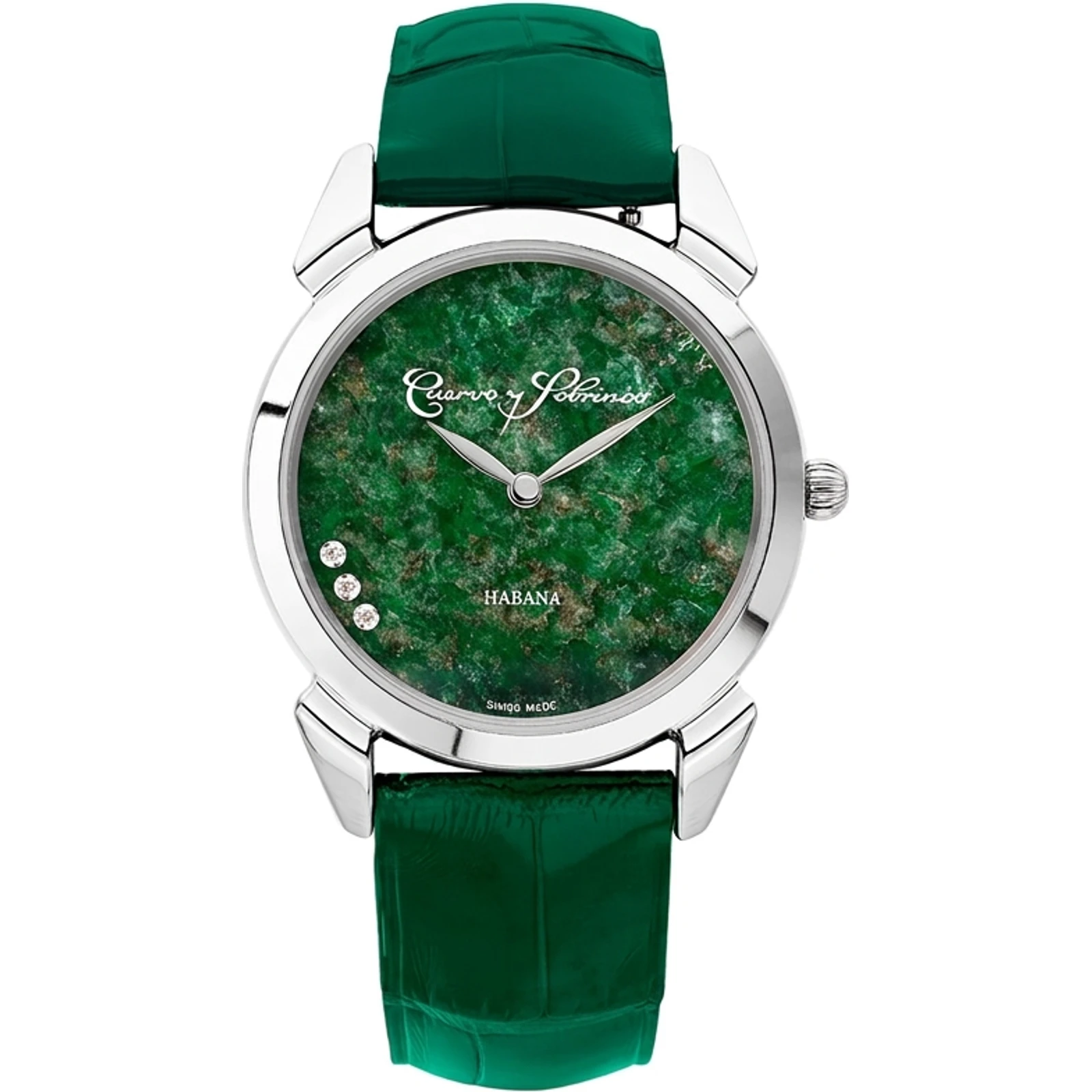 Cuervo y Sobrinos Historiador Primera Dama Green Turquoise 3113.1SG