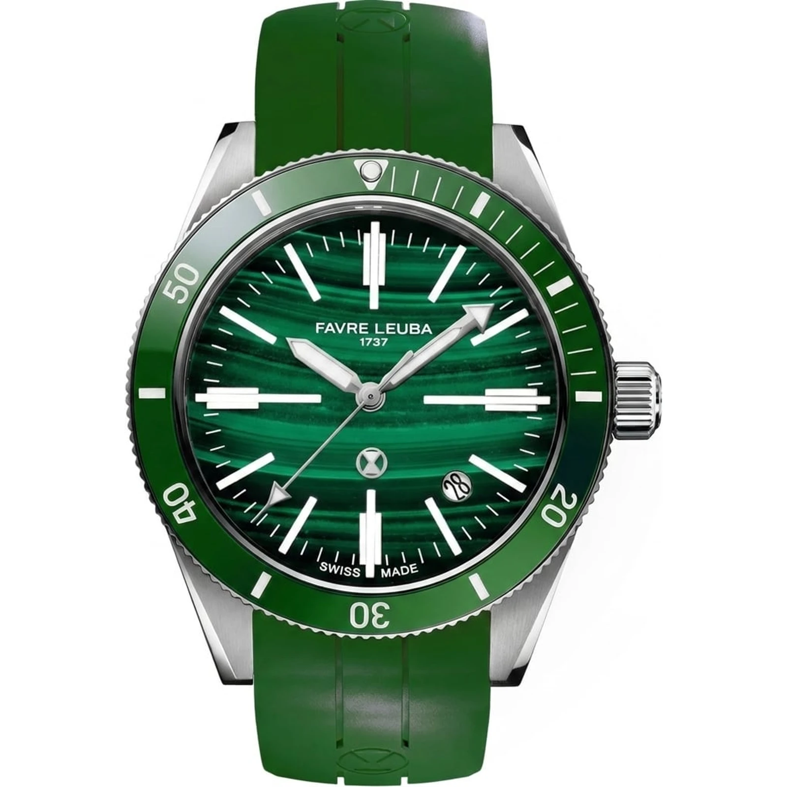 Favre Leuba Deep Raider Renaissance Malachite 00.20308.101.51.303