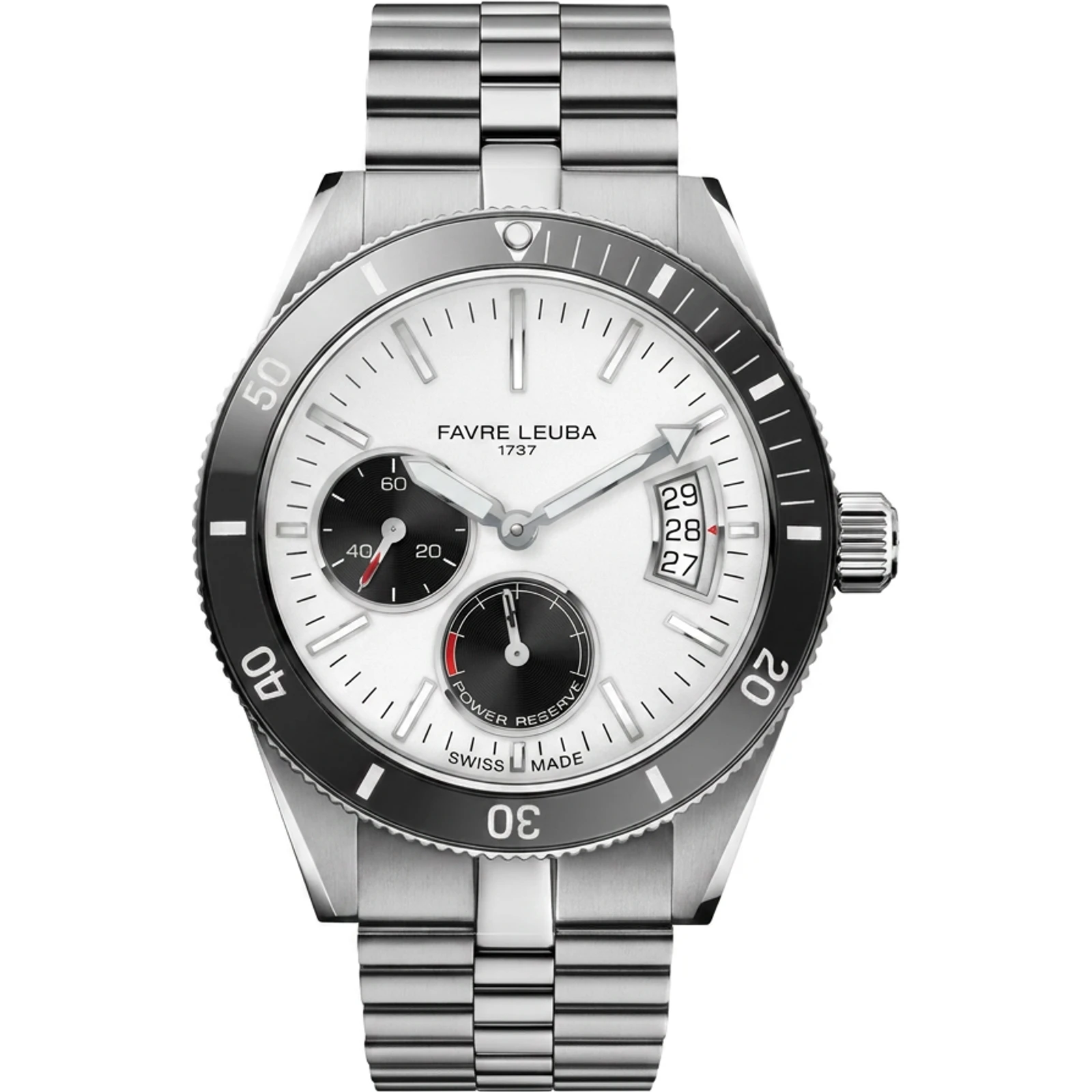 Favre Leuba Deep Raider Power Reserve White 00.20310.109.13.200