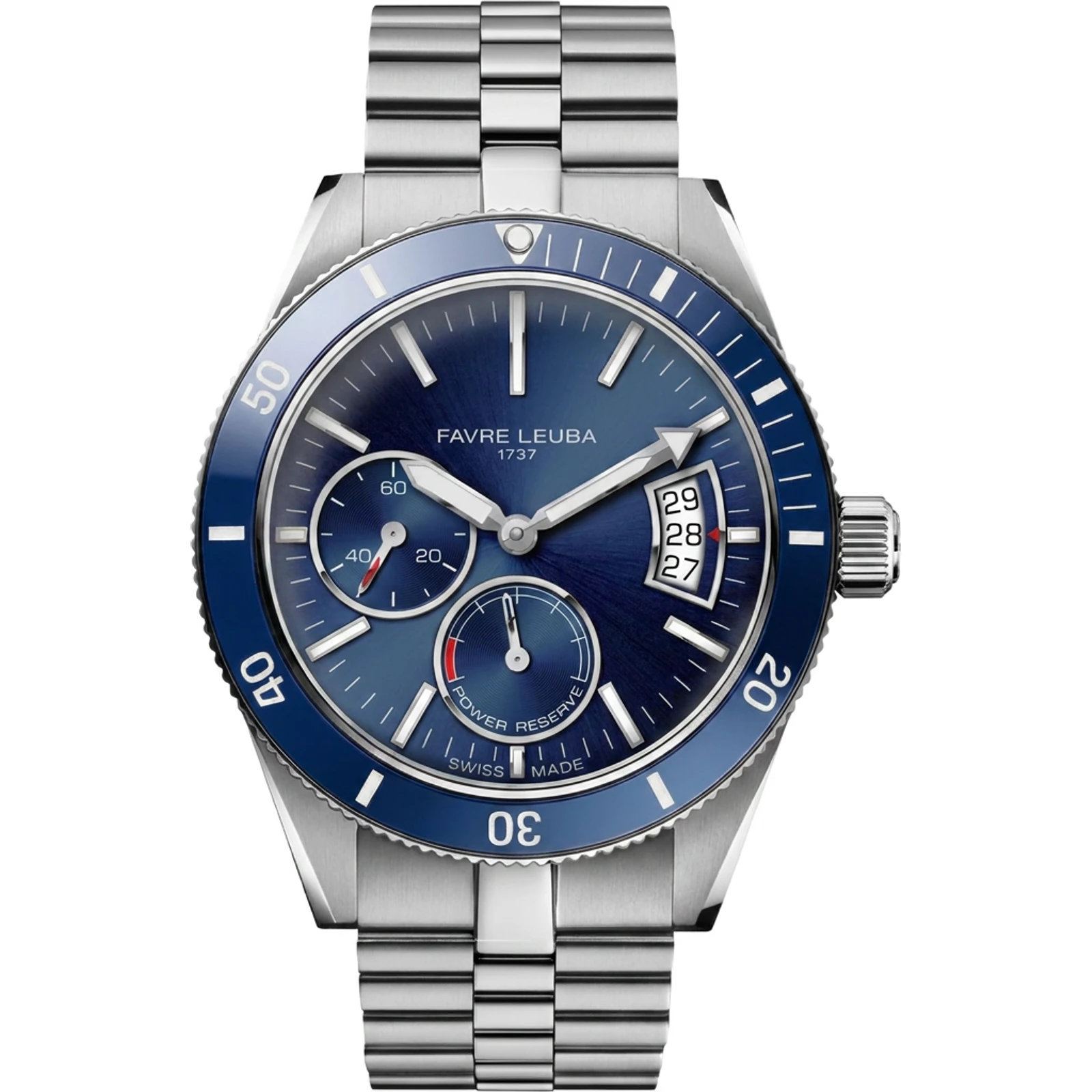 Favre Leuba Deep Raider Power Reserve Blue 00.20310.109.02.200