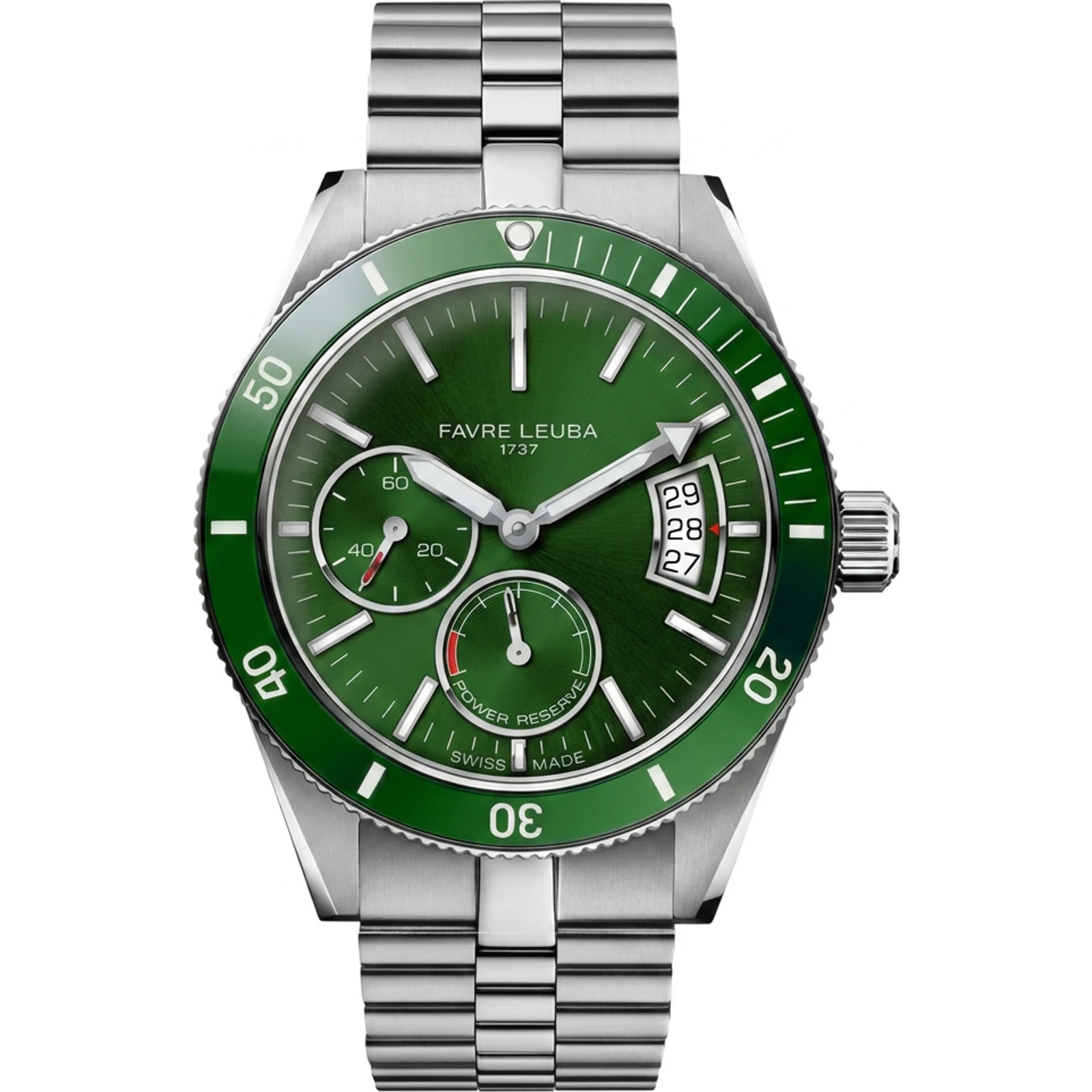 Favre Leuba Deep Raider Power Reserve Green 00.20310.109.03.200
