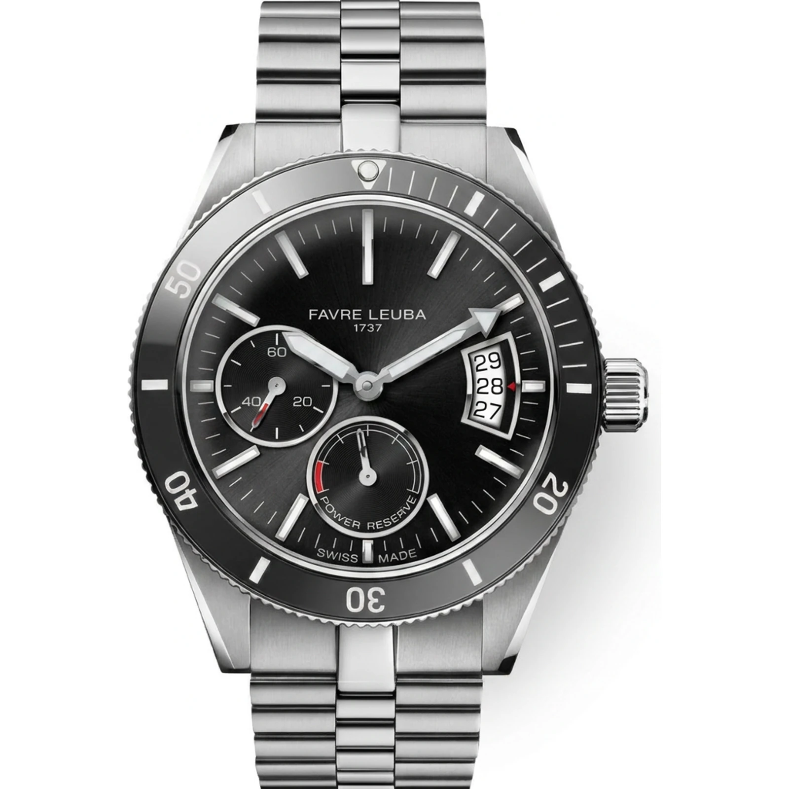Favre Leuba Deep Raider Power Reserve Black 00.20310.109.01.200