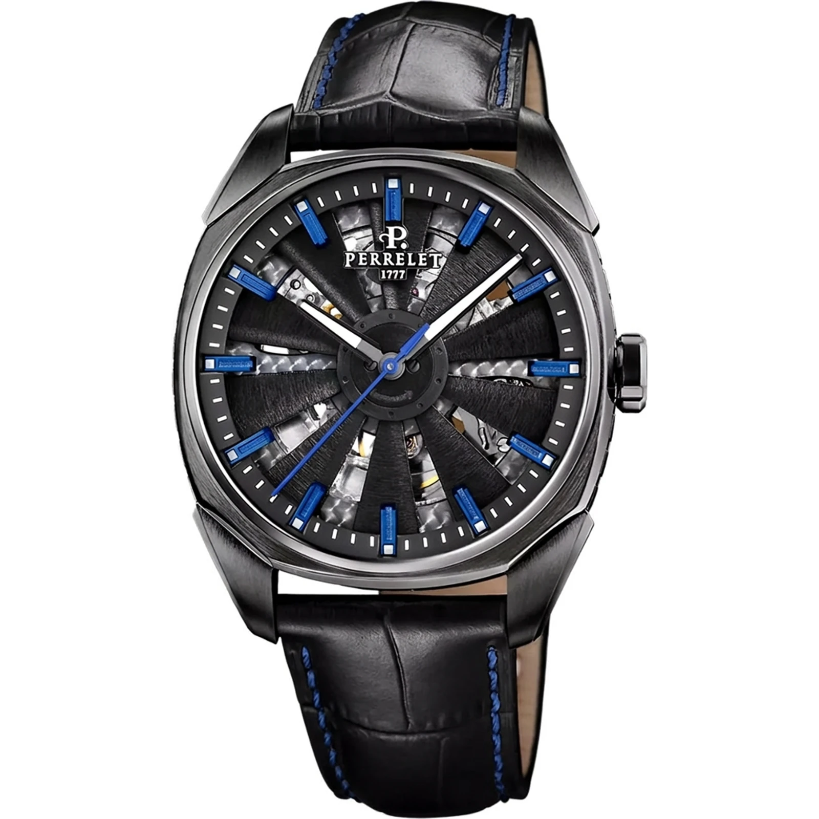 Perrelet Turbine Urban Skeleton Electric Blue A1062/2