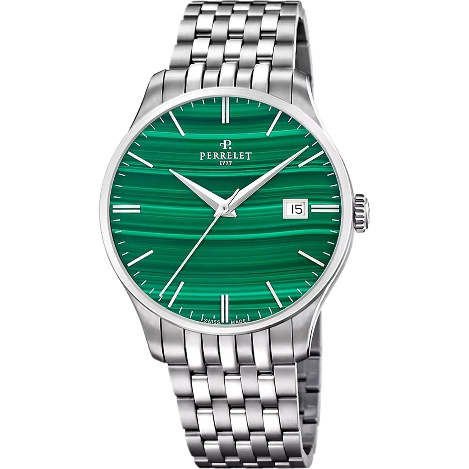 Perrelet Weekend 3 Hands Malachite A1300/K
