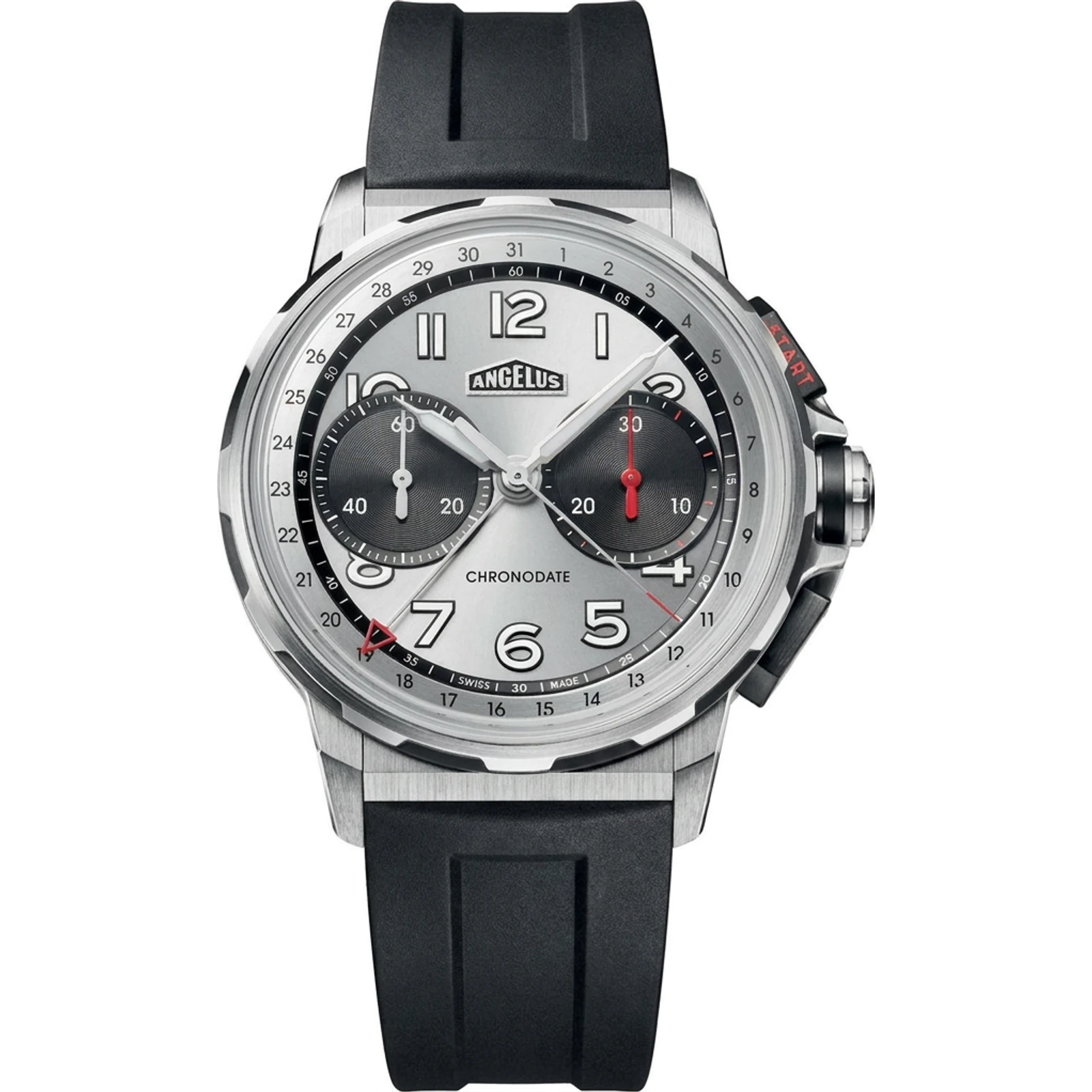 Angelus Chronodate Titanium Magnetic Silver 0CDZF.A01A.K009H