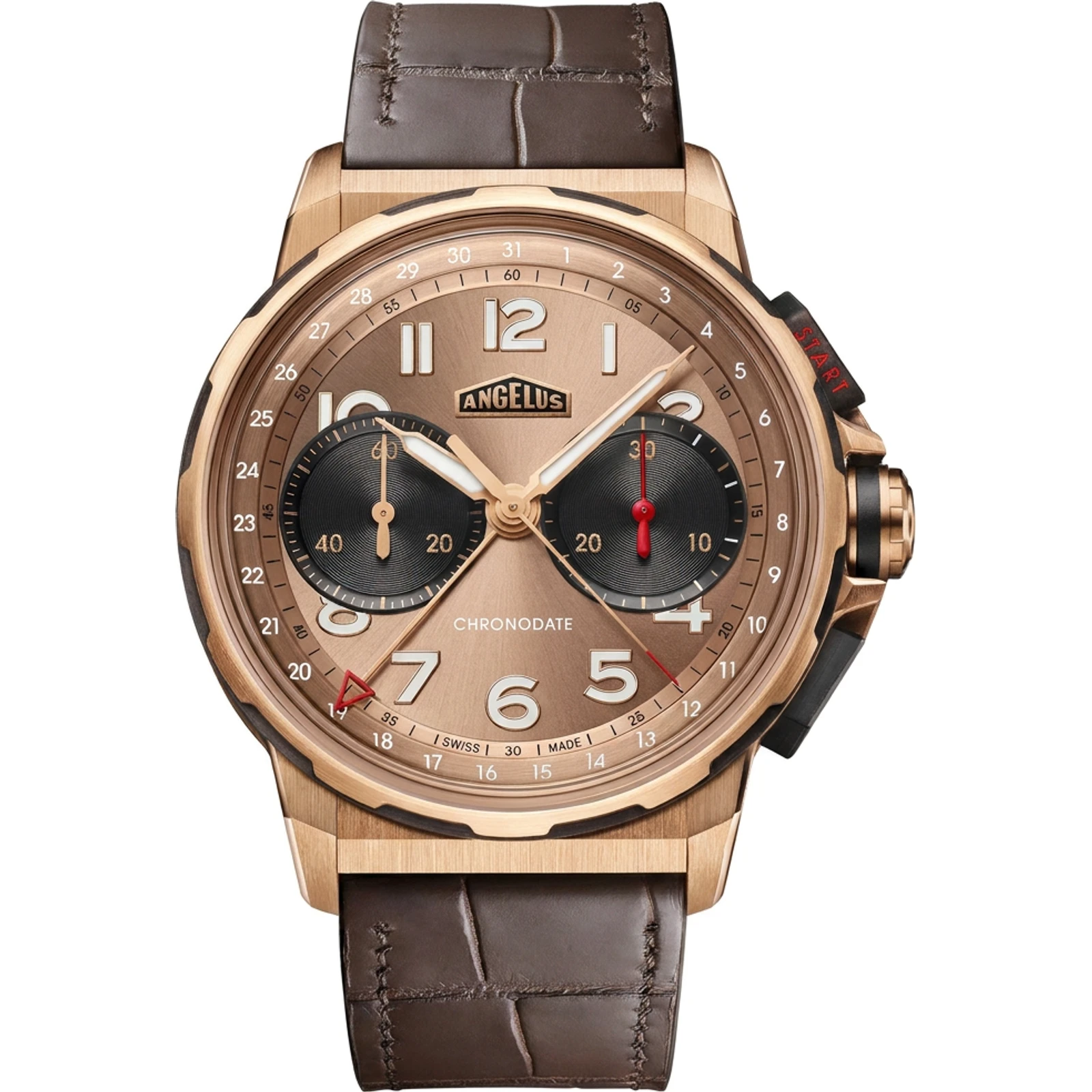 Angelus Chronodate Red Gold MoKa 0CDZE.C01A.C1282B