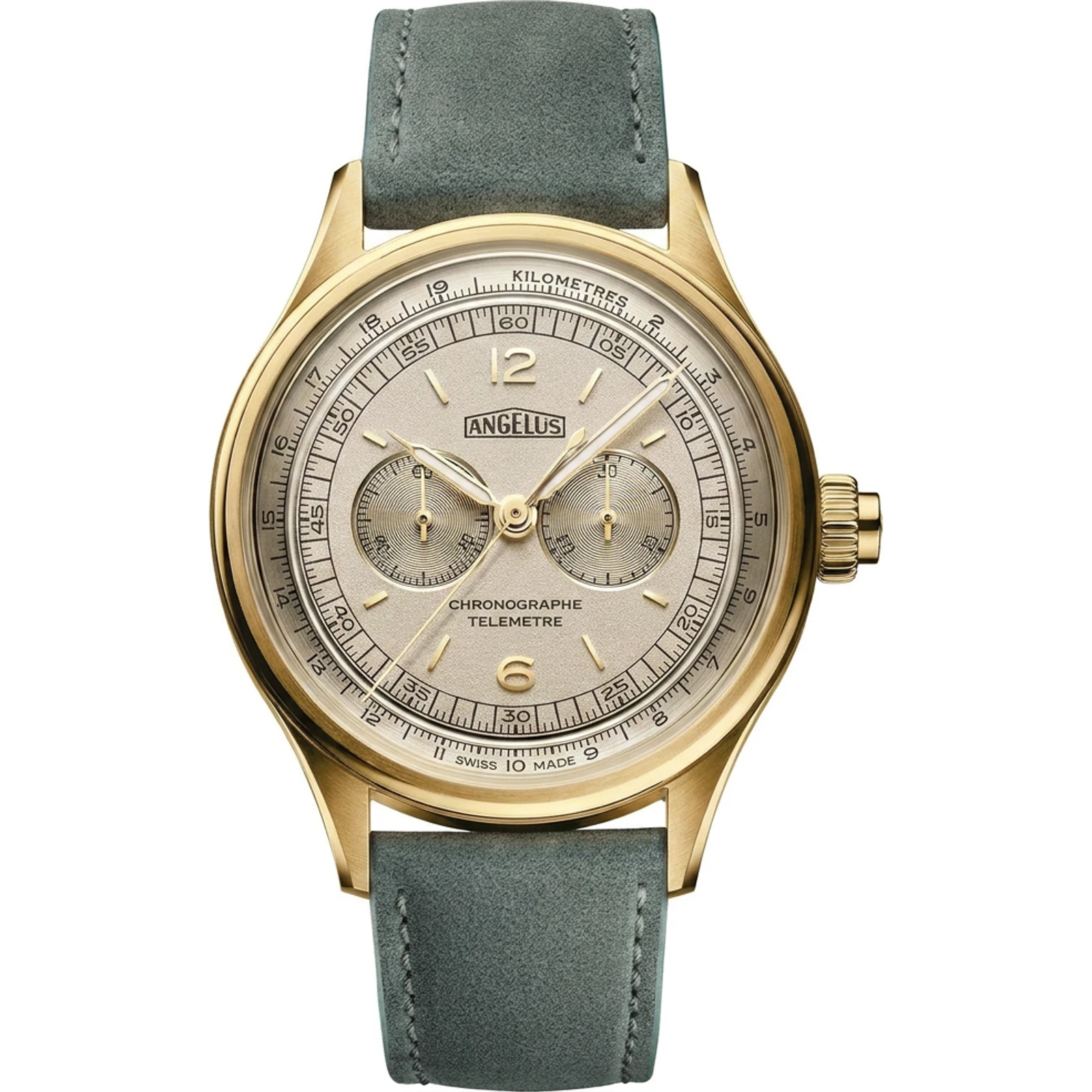 Angelus Chronographe Télémètre Yellow Gold White 0CHCQ.I01A.V010Q