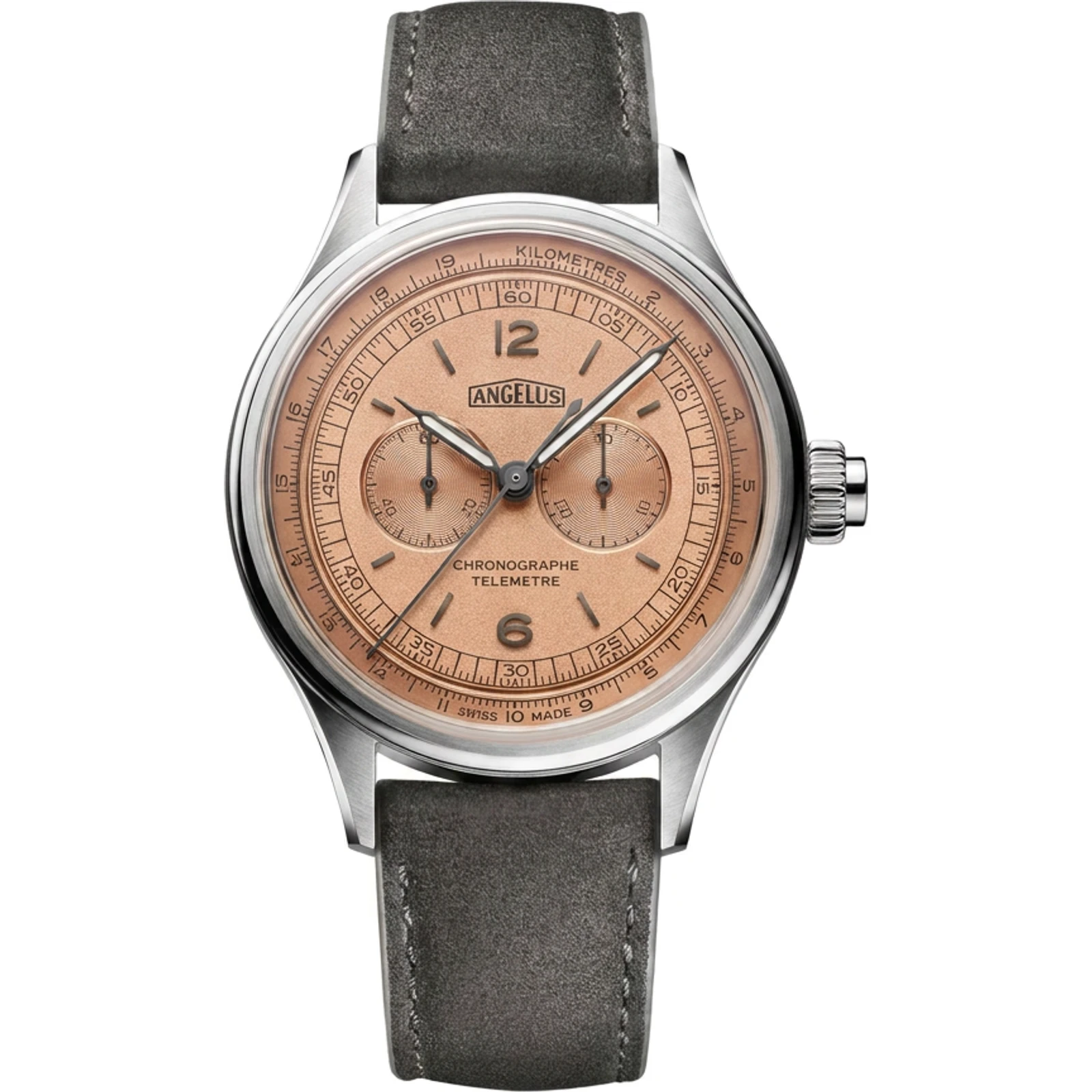 Angelus Chronographe Télémètre Steel Rose 0CHCS.P01A.V010S