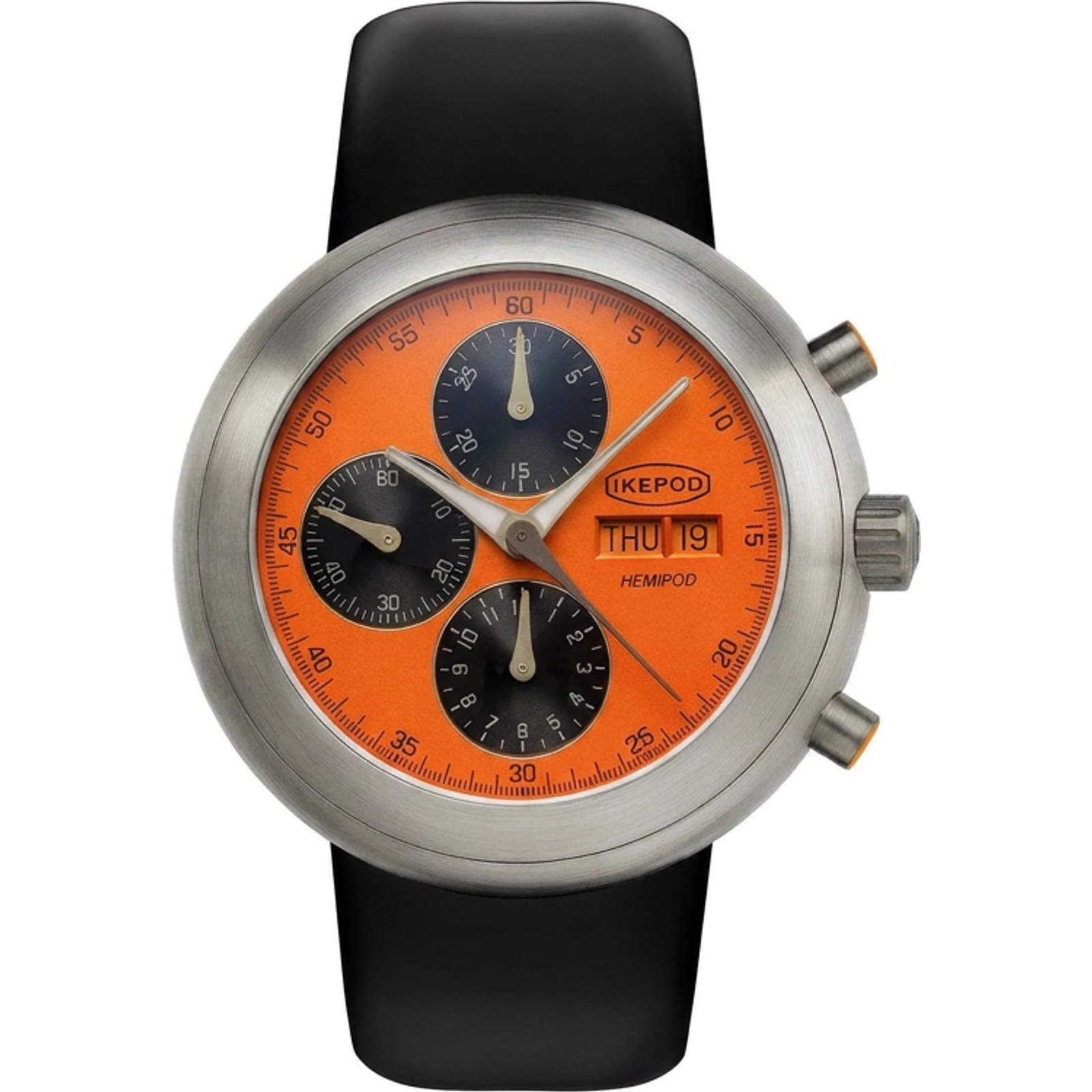 Ikepod Hemipod HE11 Day Date Orange HE11-RU-LB