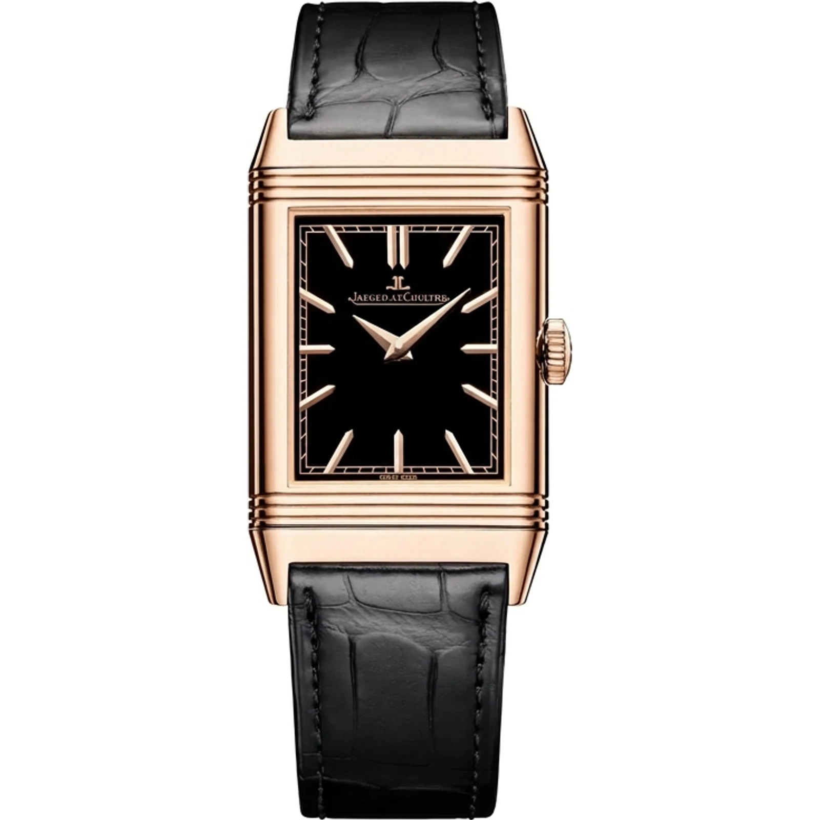 Jaeger-LeCoultre Rose Gold Men Watch Manual winding Reverso Tribute Enamel 'Snake' Q39324D2