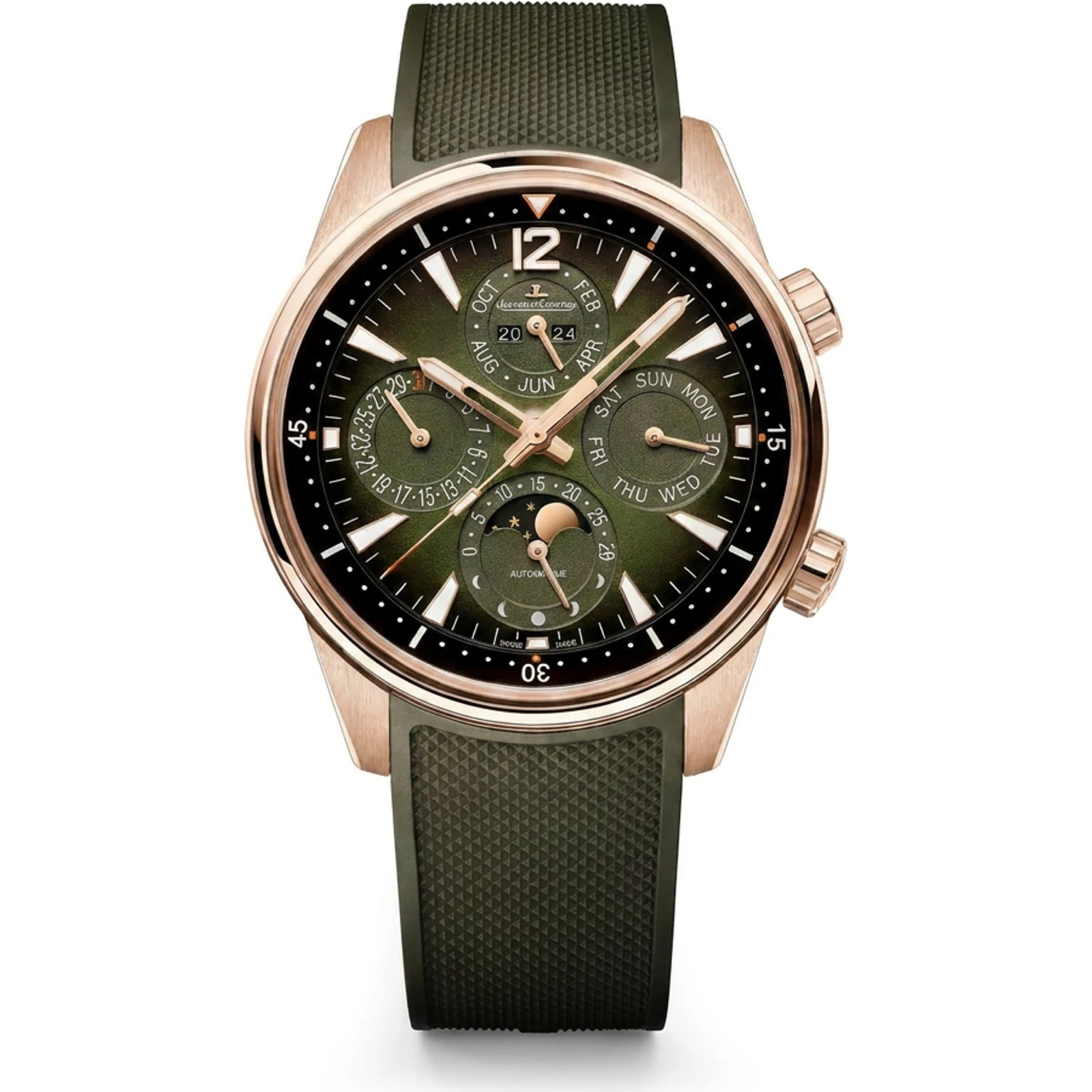 Jaeger-LeCoultre Rose Gold Men Watch Automatic winding Polaris Perpetual Calendar Watch q908263j