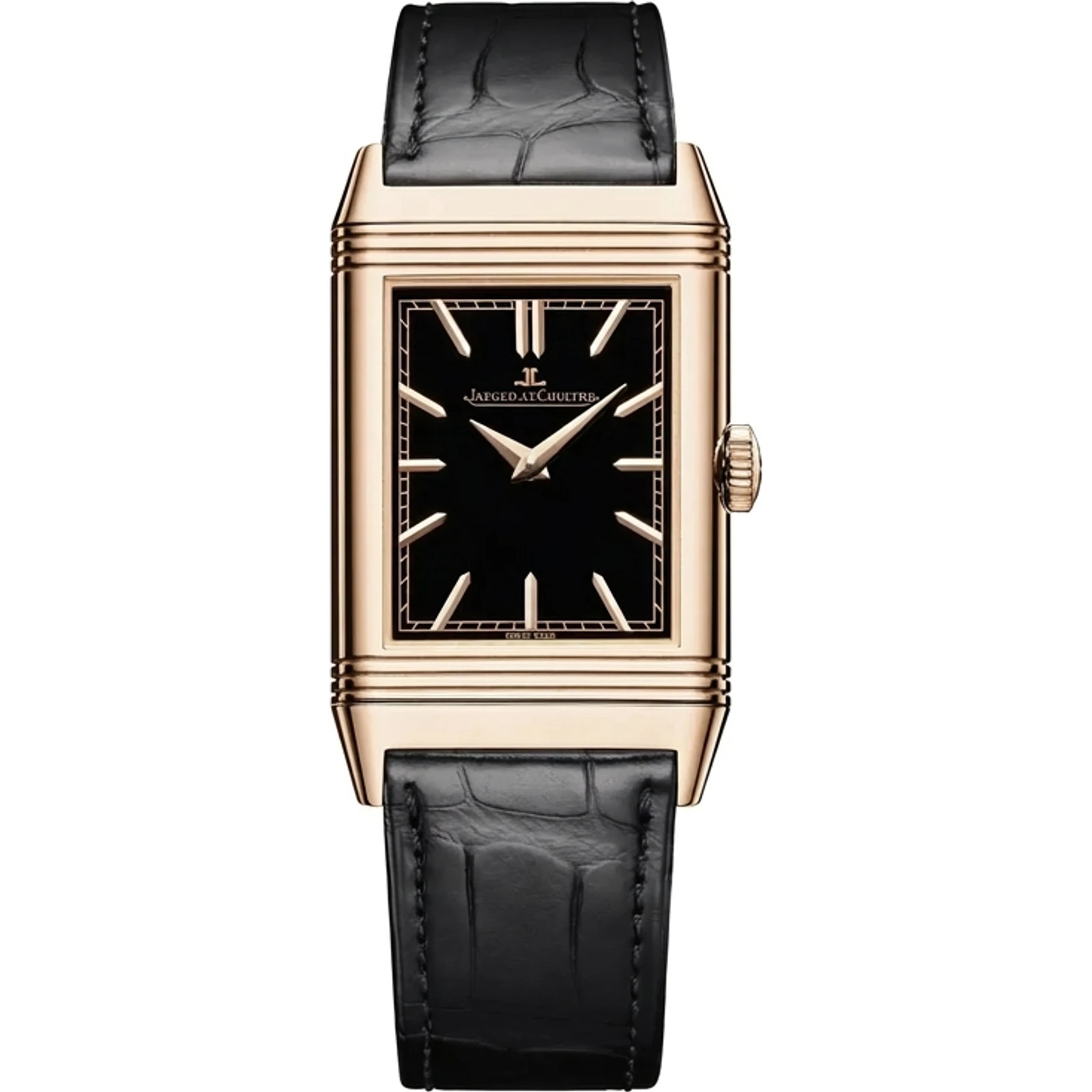 Jaeger-LeCoultre Pink Gold Reverso Tribute Enamel 'Horse' Man Watch Q39324D3