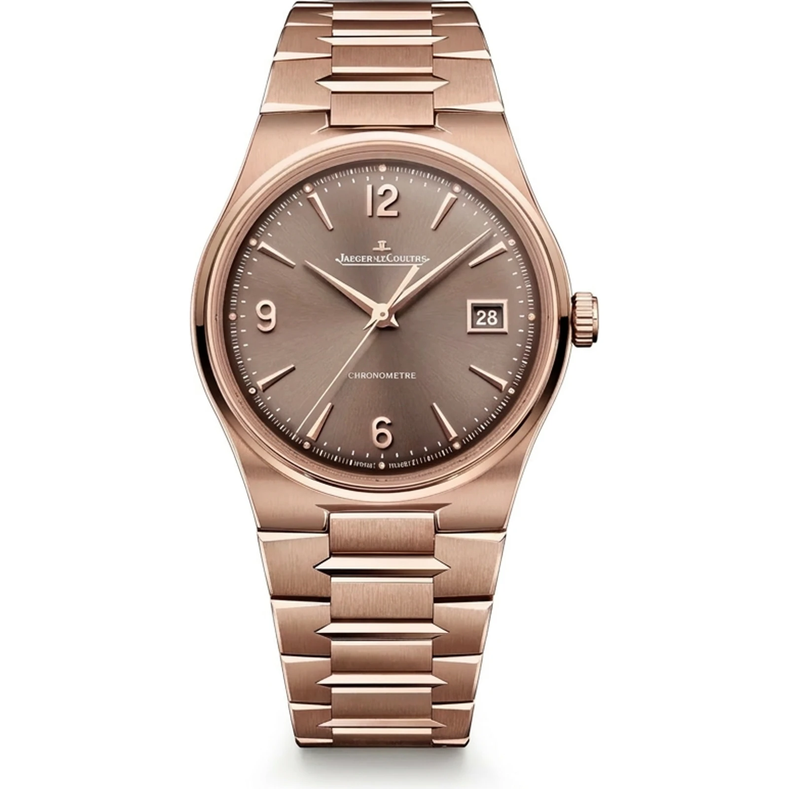 Jaeger-LeCoultre Pink Gold Master Control Chronometre Date Man Watch Q415216J