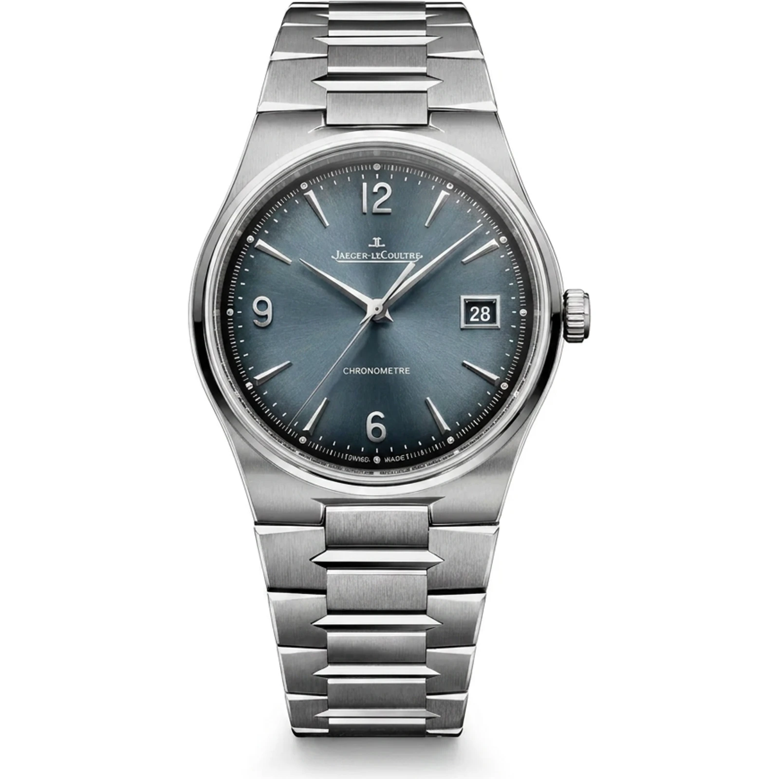 Jaeger-LeCoultre Stainless Steel Master Control Chronometre Date Man Watch Q4158120