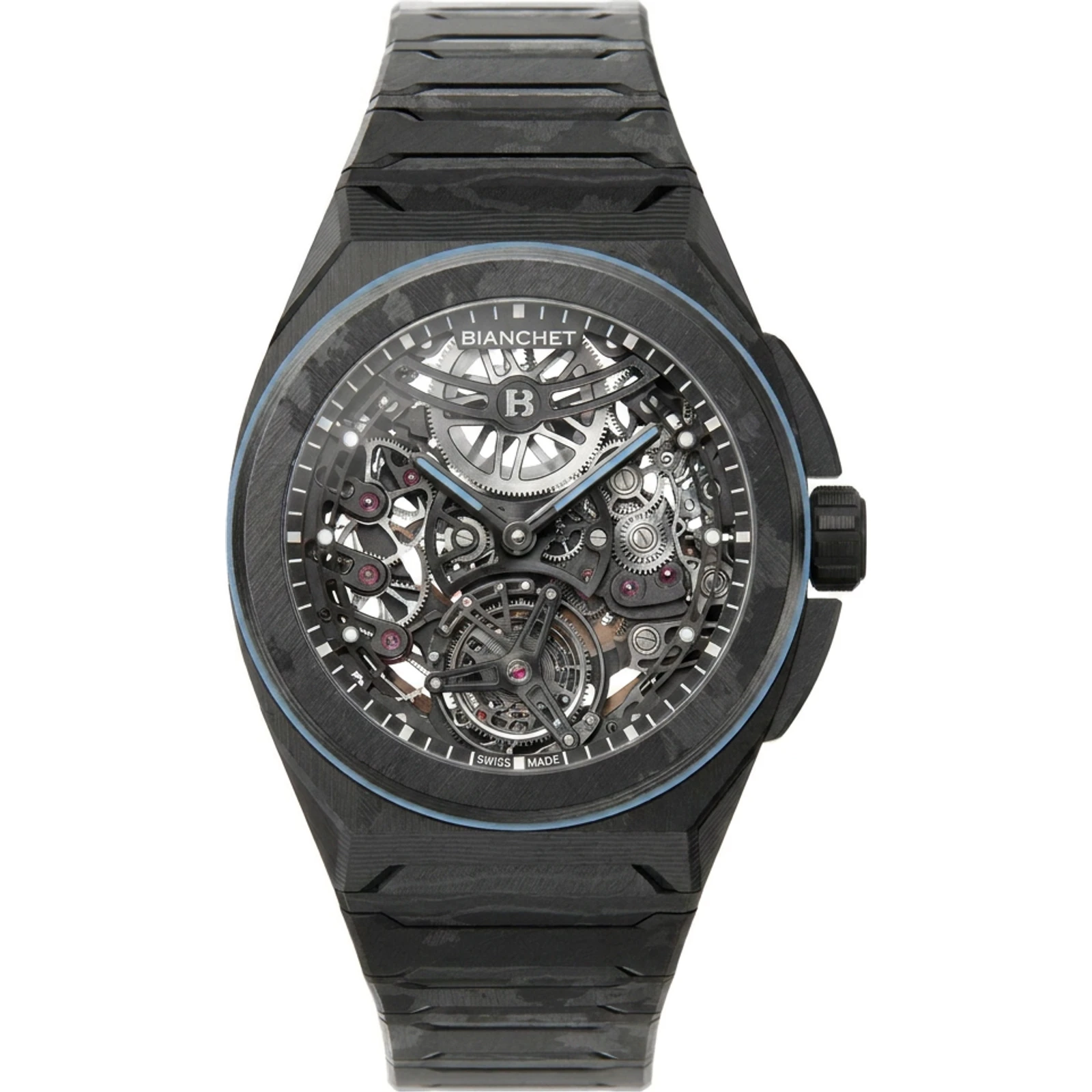 Bianchet Rotondo UltraFino Carbon Skeleton Sky Blue RDUFFTSKCBSB