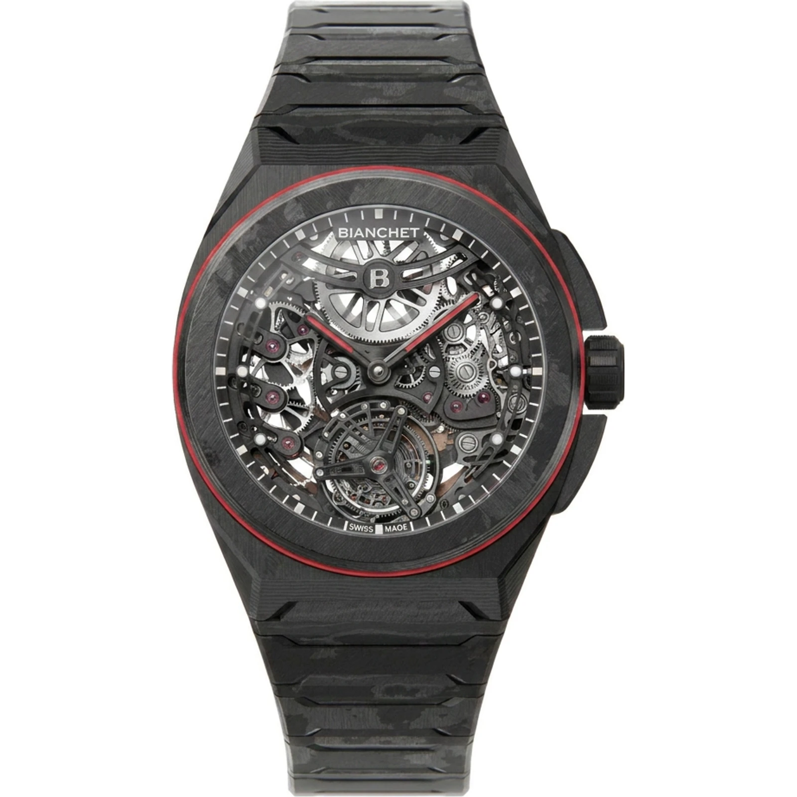 Bianchet Rotondo UltraFino Carbon Skeleton Red RDUFFTSKCBRD