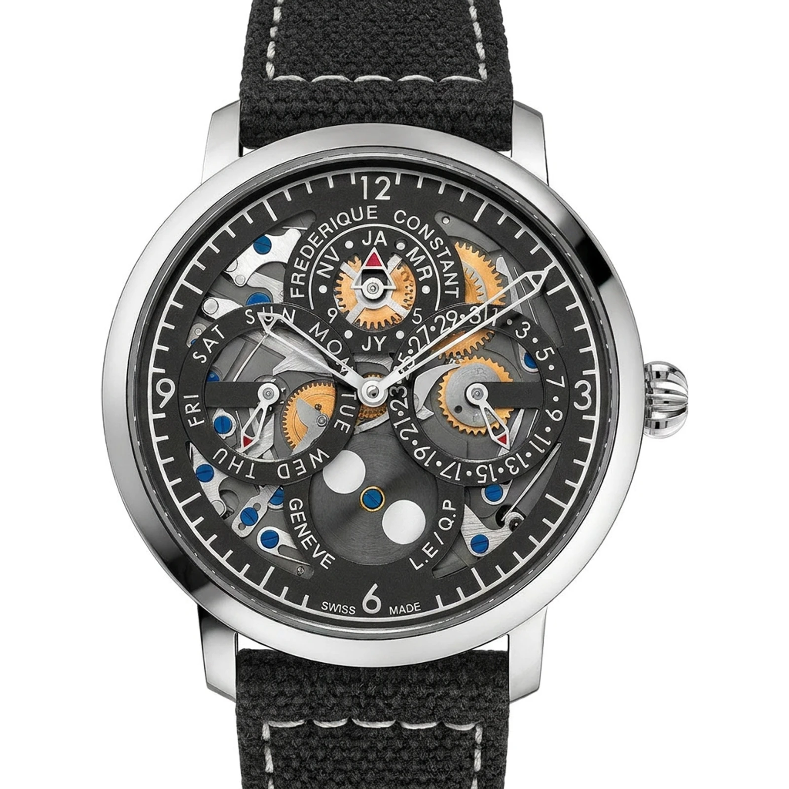Frédérique Constant Slimline Perpetual Calendar Manufacture Designed by Peter Speake
