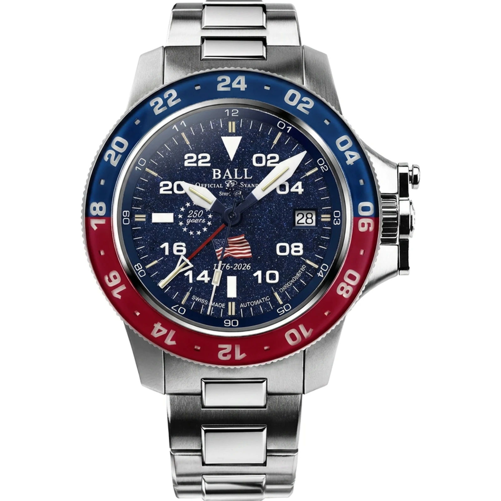 Ball Engineer Hydrocarbon AeroGMT II Patriot 40 Blue — DG2118C-S24C-ABE