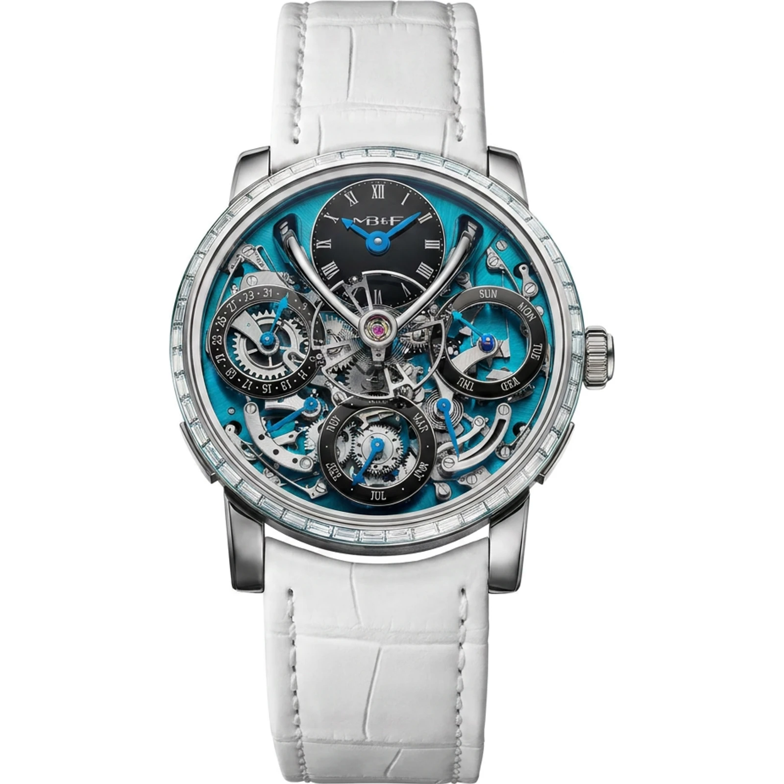 MB&F LM Perpetual Baguette Diamonds 75th Anniversary Seddiqi LMP-BAGUETTE-SED75