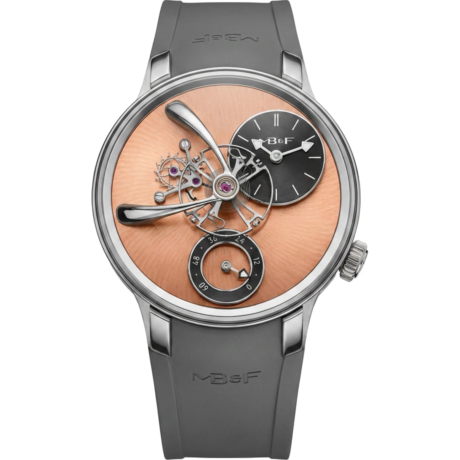 MB&F LM101 EVO Titanium Salmon 51.TR.GSA