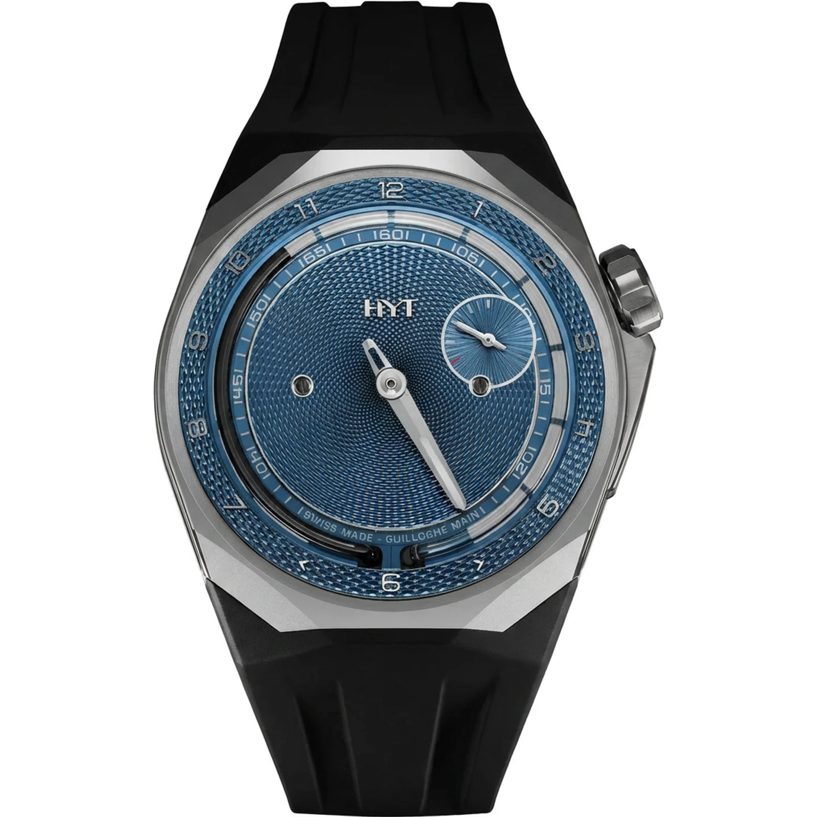 HYT T1 Titanium Guilloché — H03421-A