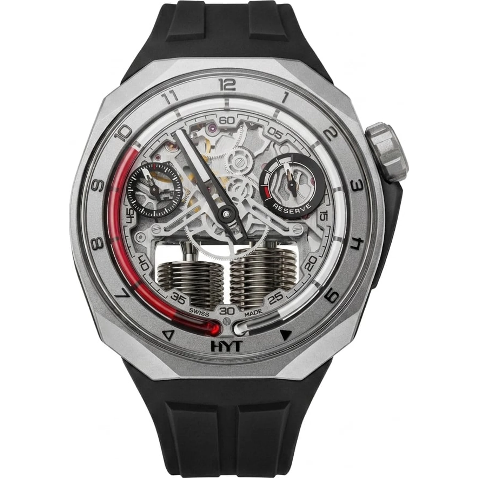 HYT S1 Beadblasted Titanium Red — H03420-A