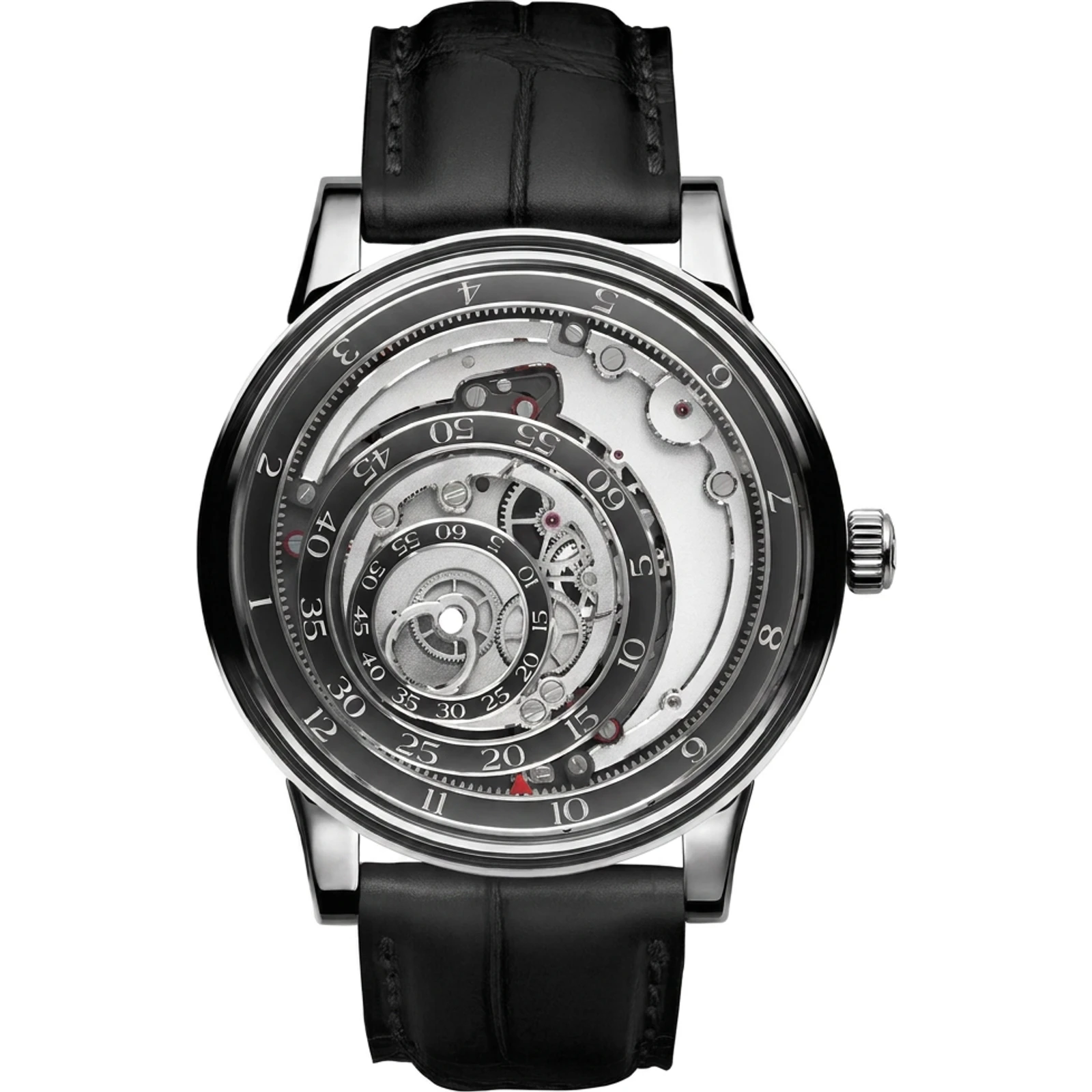 Trilobe Une Folle Journée Rhodium Plated Black UFJ01NR