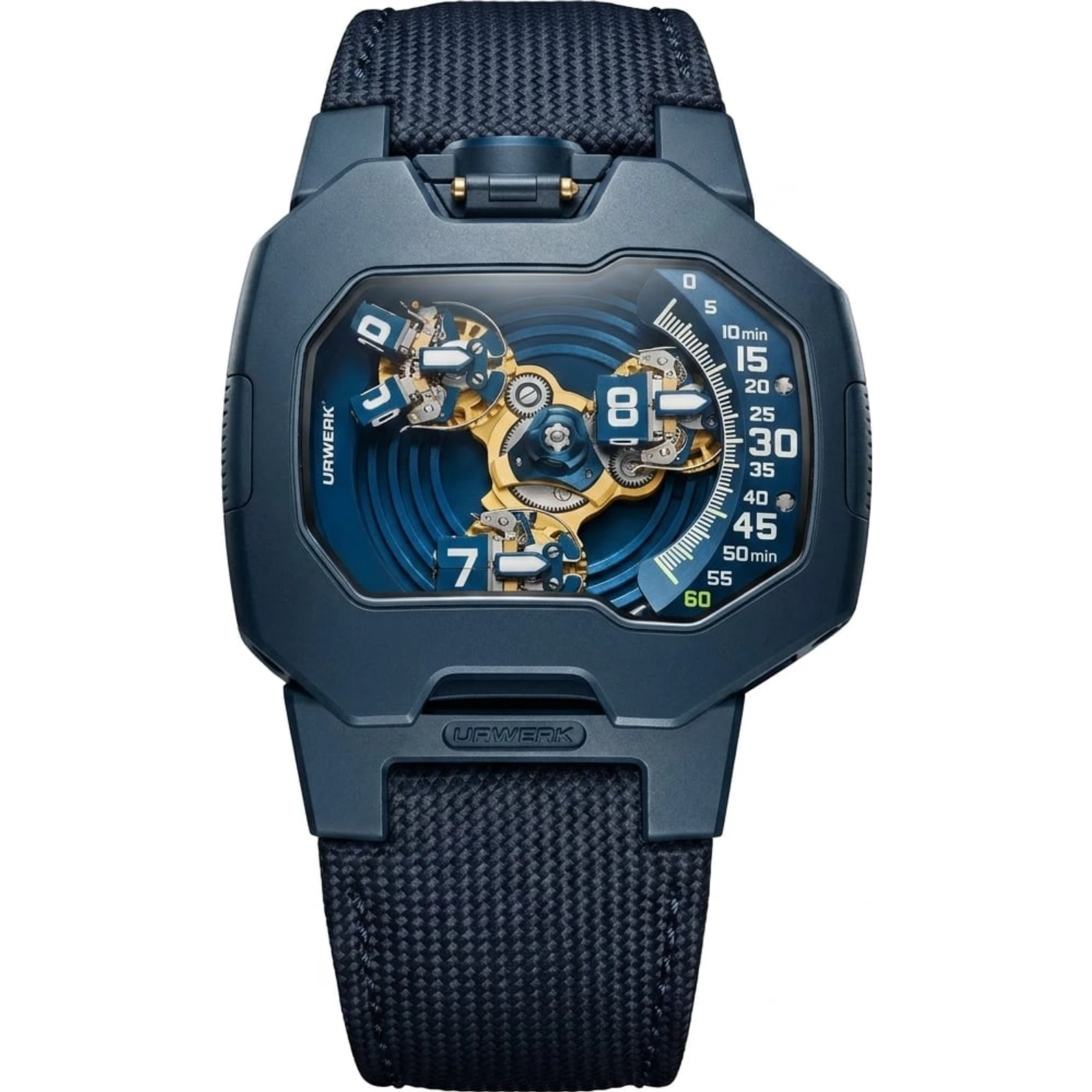 Urwerk UR-120 Blue Planet — UR-120-BLUE-PLANET