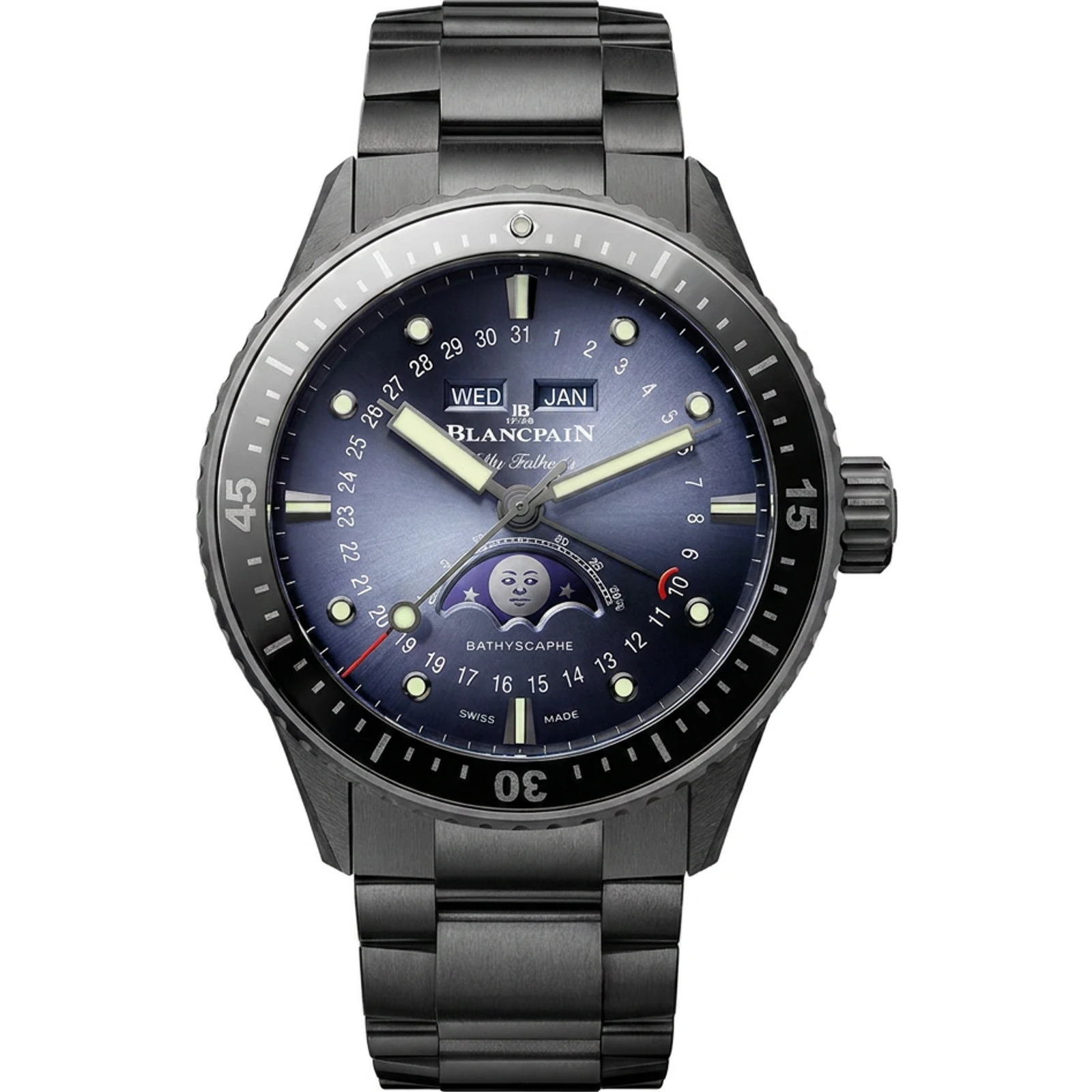 Blancpain Bathyscaphe Quantième Complet Phases de Lune 5054 0140 01S