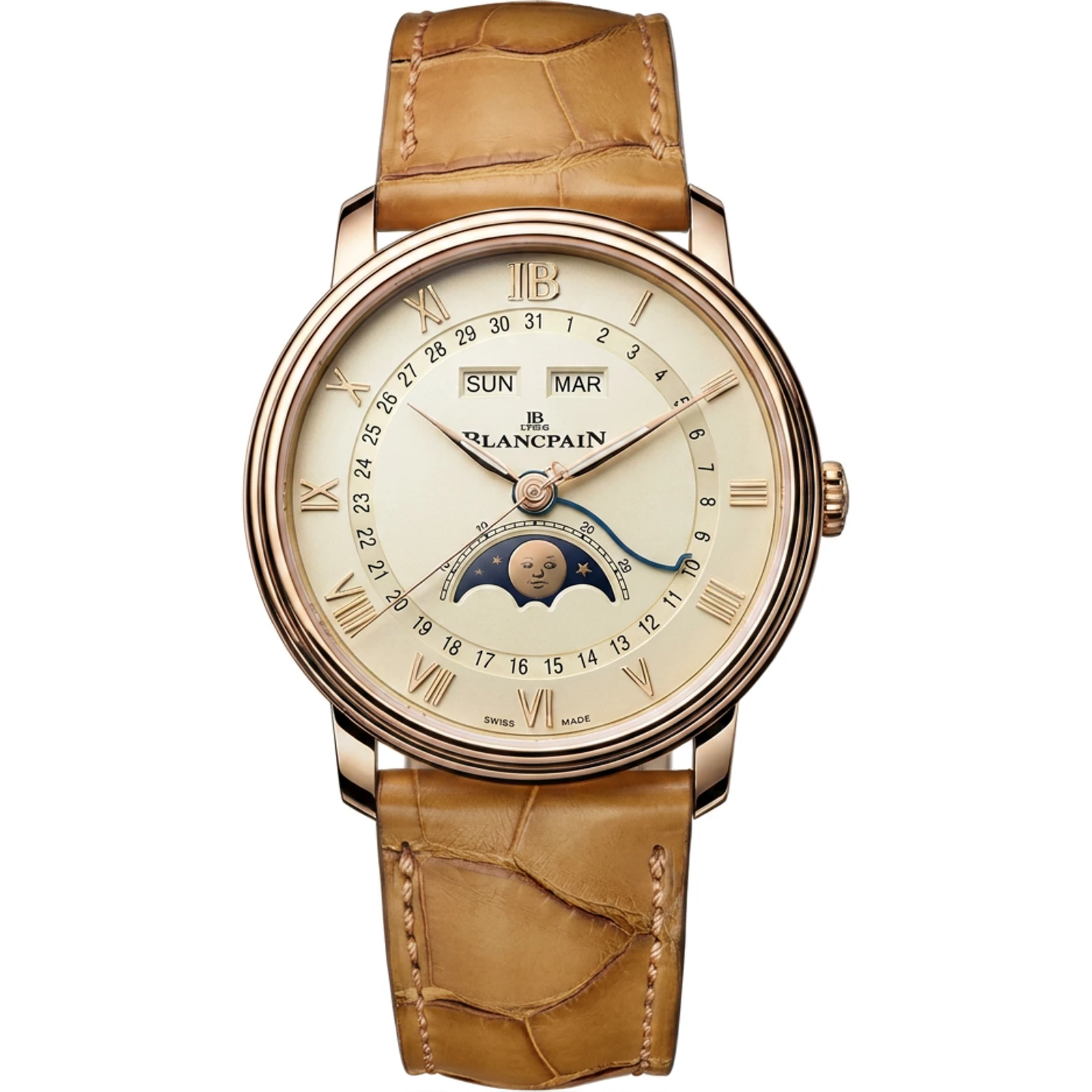 Blancpain Villeret Quantième Complet 6654N 3642 55B