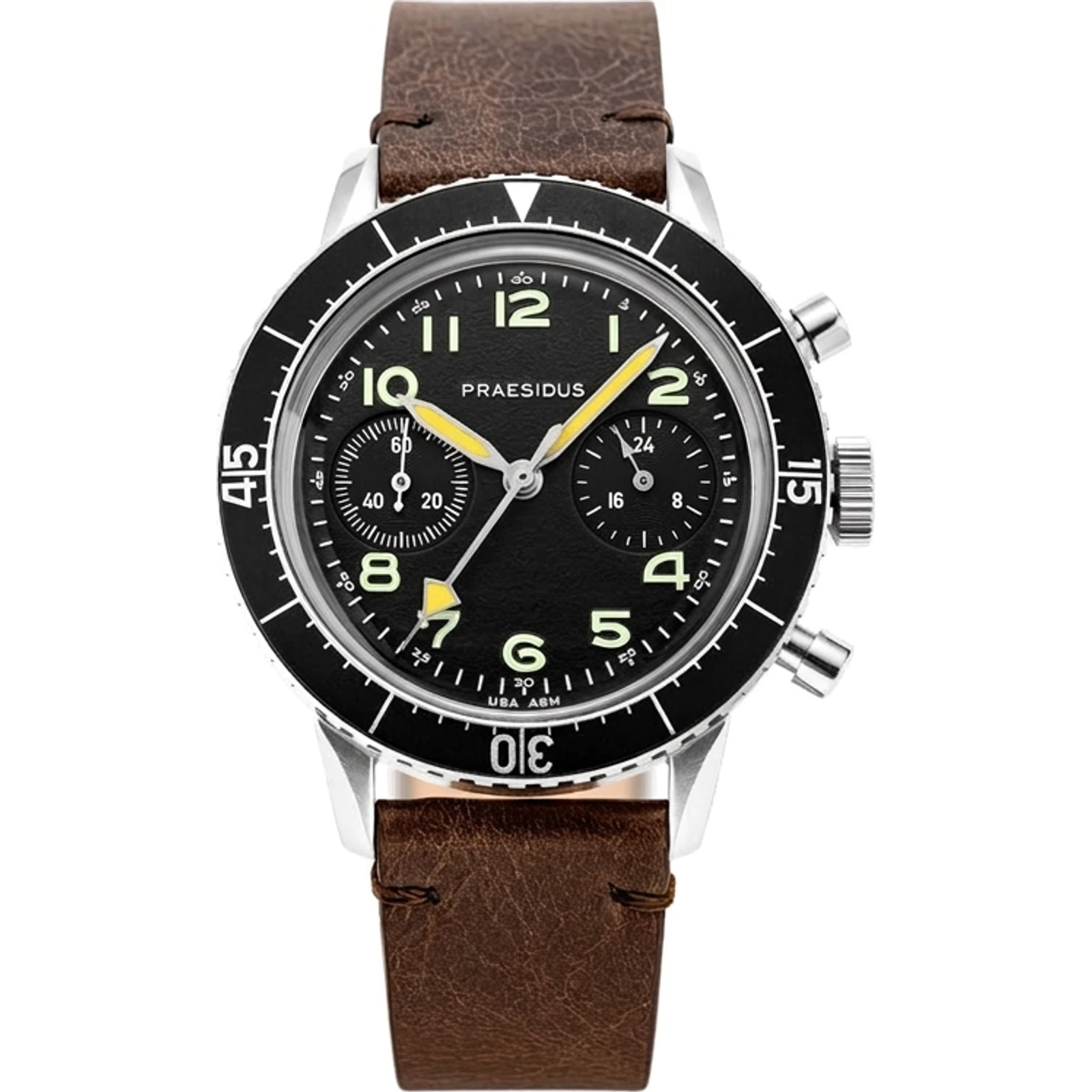 Praesidus Type H-75 - Brown Leather — P-38-H75-MB-DBRK1