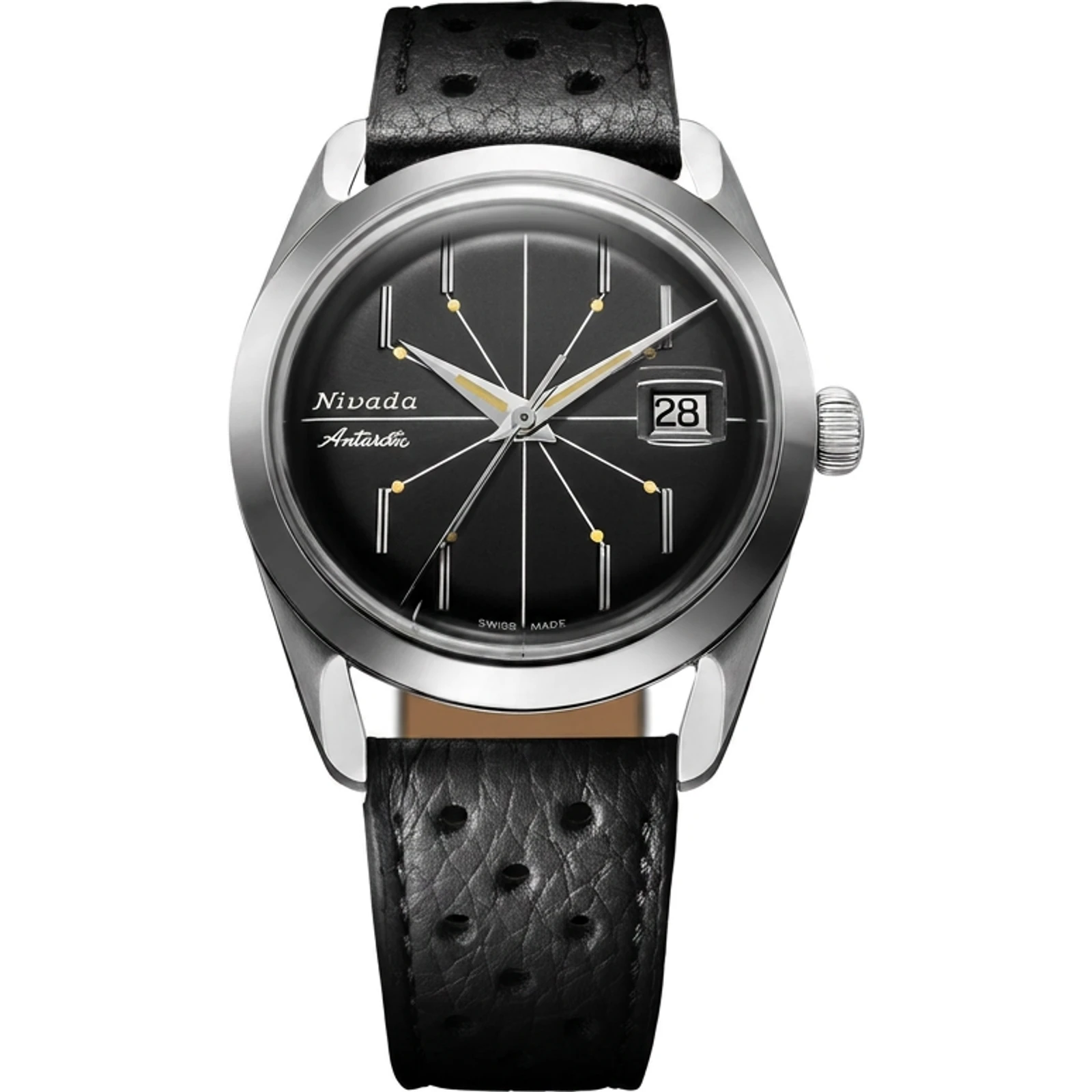 Nivada Grenchen Antarctic Spider 35 Black — 35011M40