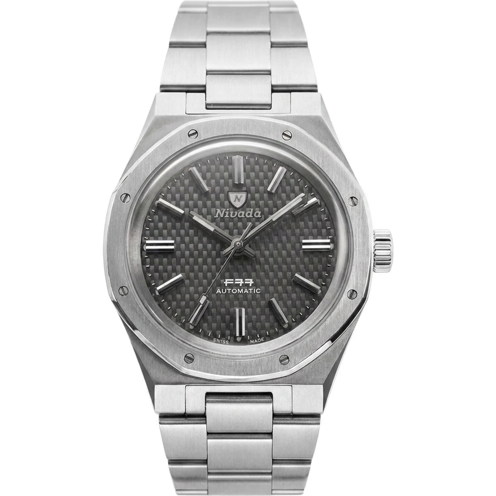 Nivada Grenchen F77 Titanium Anthracite — 68006A77