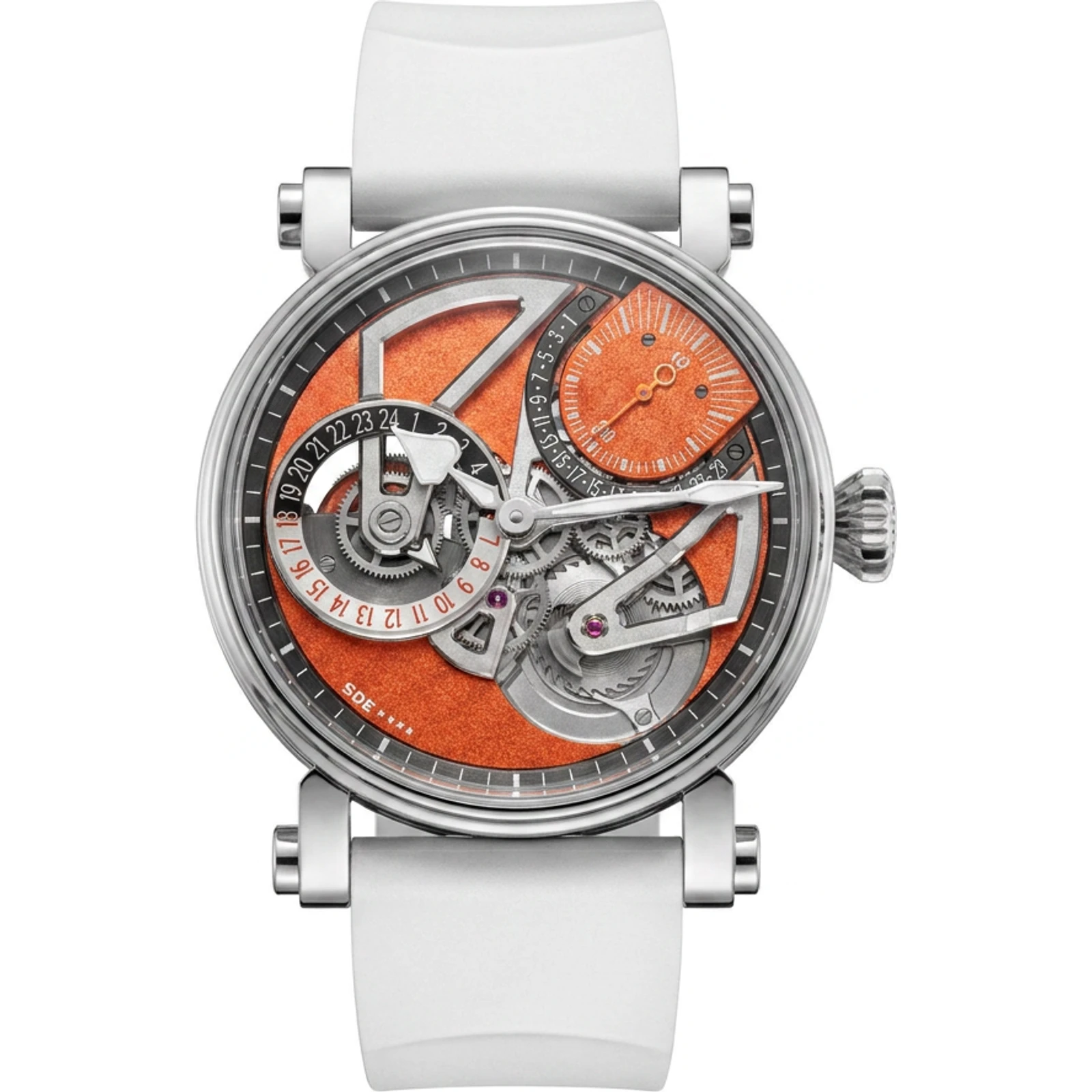Speake-Marin Openworked Dual Time Terracotta 38 mm 413809020