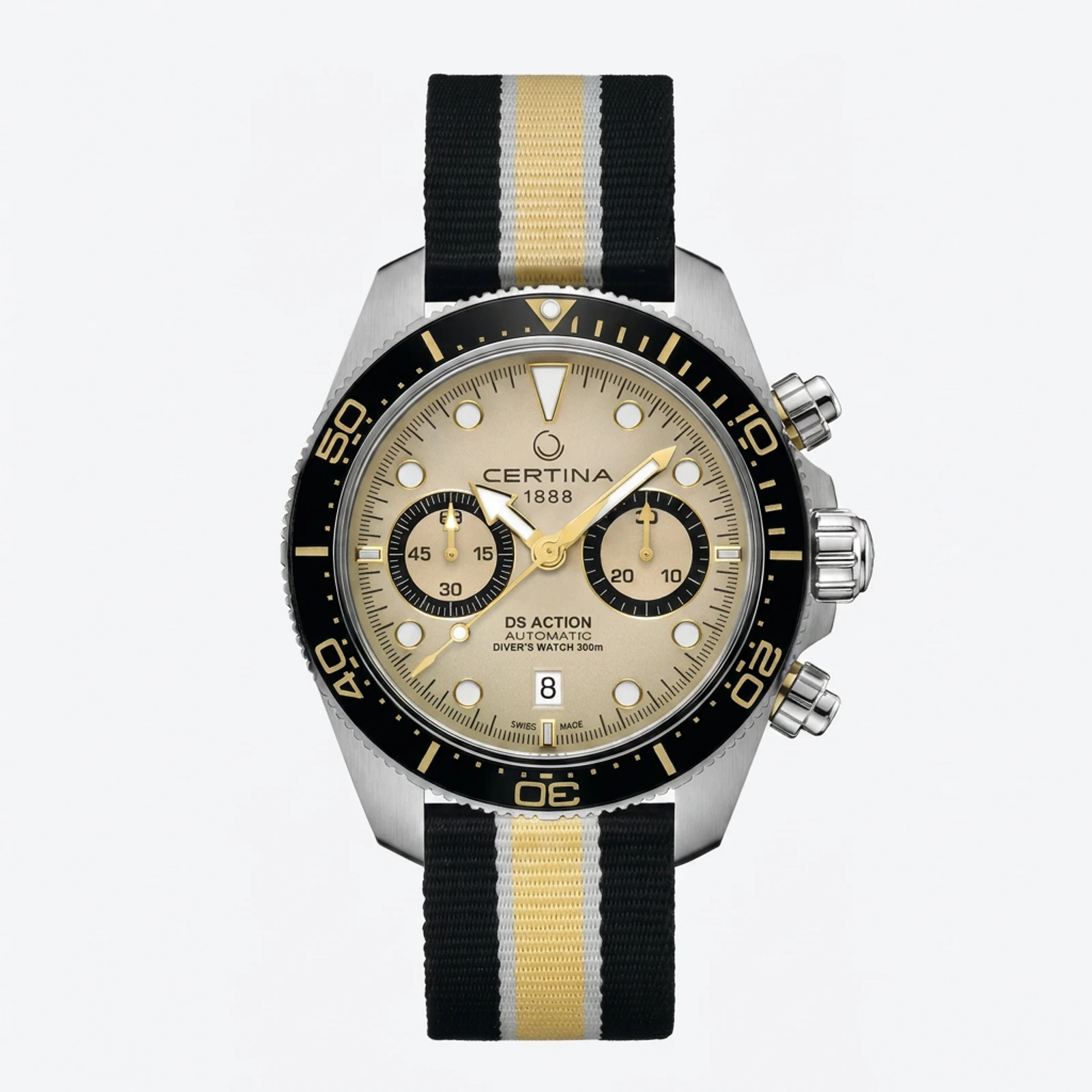 Certina DS Action Diver Chronograph Sand — C032.827.18.271.00